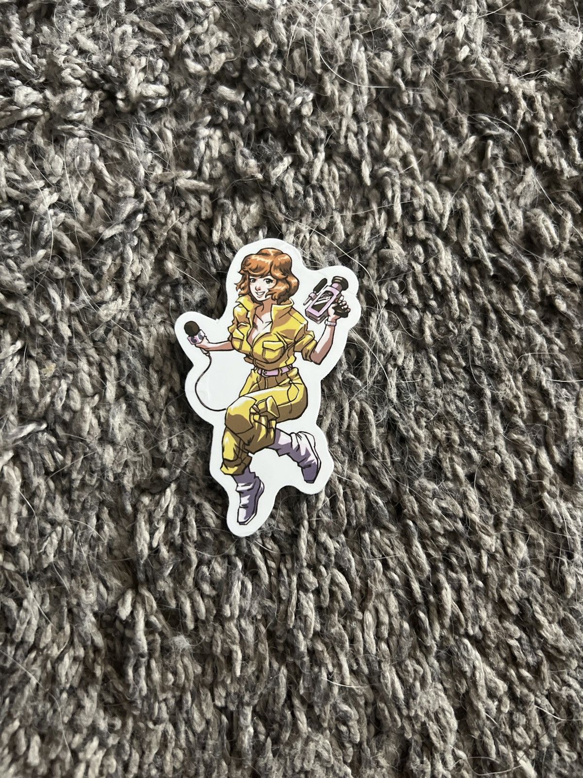 Hypebeast × Vintage Teenage Mutant Ninja Turtles April O’Neil Sticker Size ONE SIZE - 1 Thumbnail