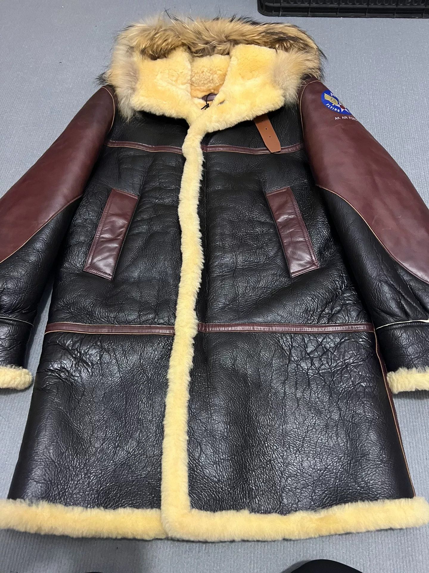 Vintage Vintage Winter Flight Coat for Men Size US L / EU 52-54 / 3 - 1 Thumbnail