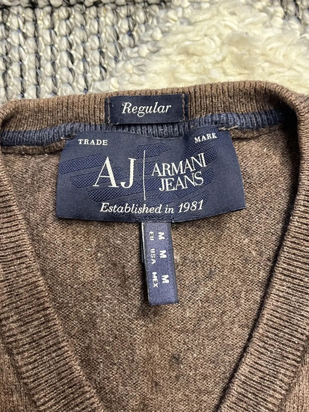 Armani Exchange ARMANI JEANS VINTAGE LIGHT SWEATER Size US M / EU 48-50 / 2 - 3 Thumbnail