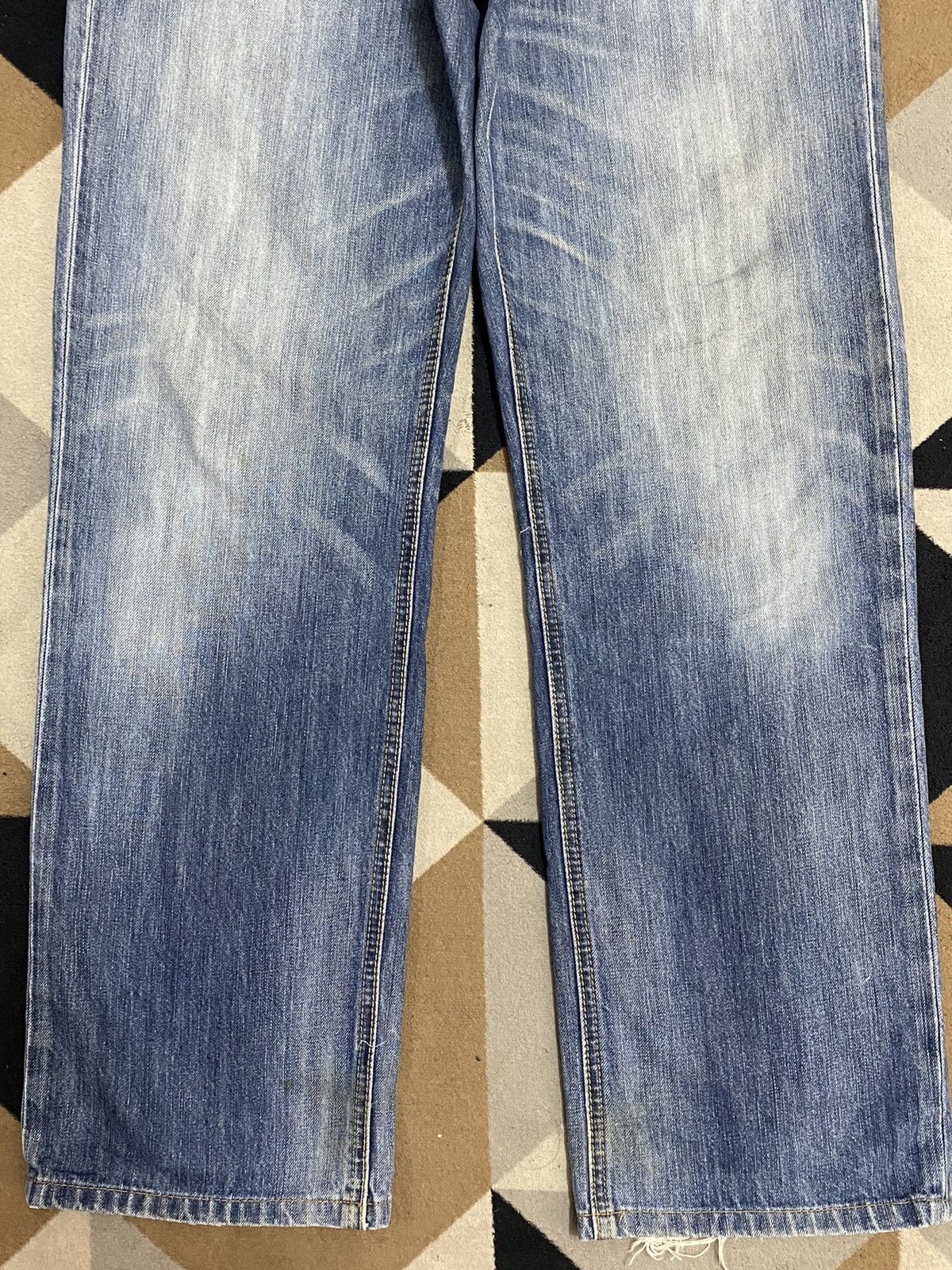 Old Navy Vintage Japanese Brands Navy Faded Wash Loose Jeans Size US 32 / EU 48 - 5 Thumbnail