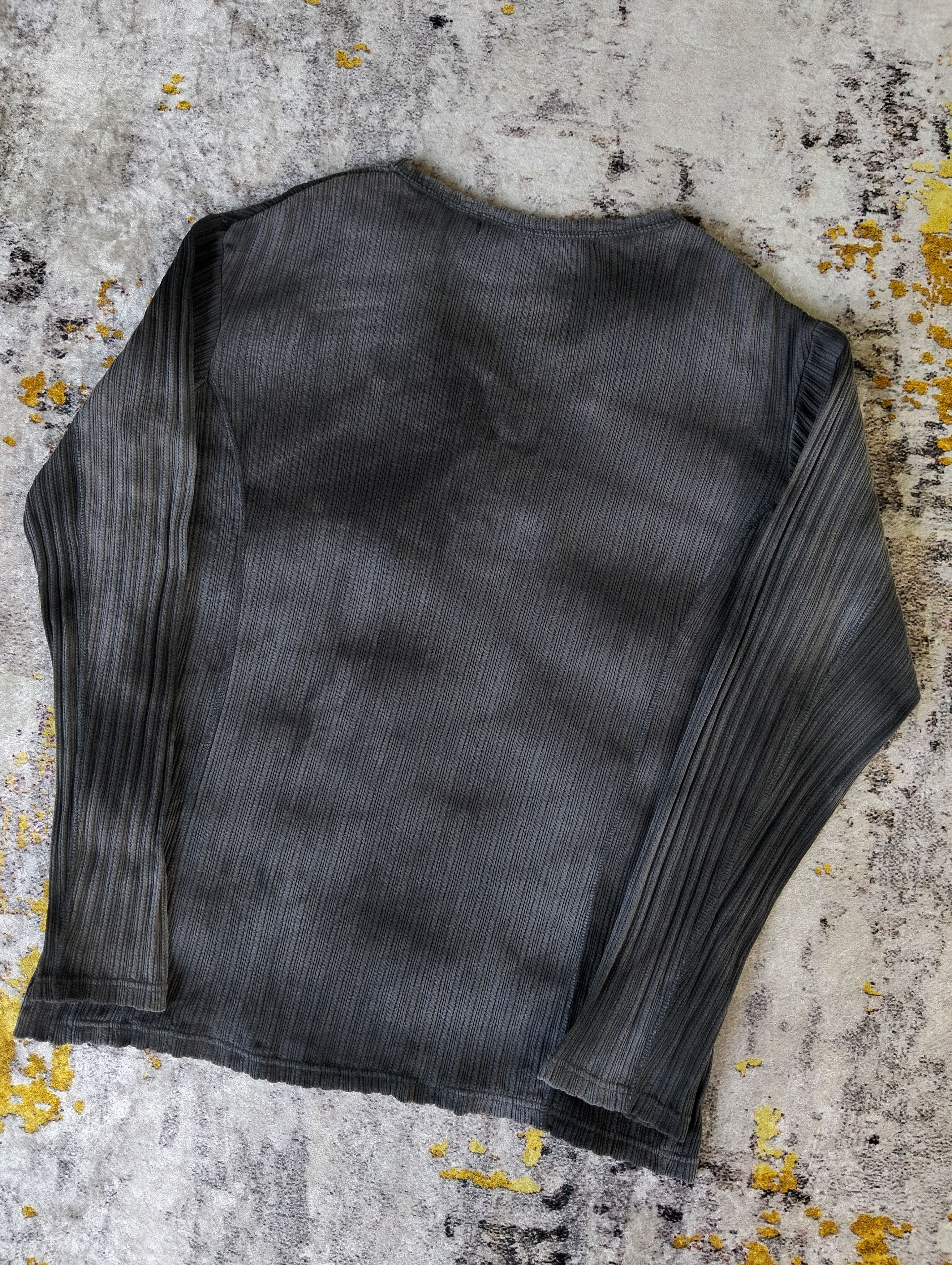 Schlussel Schlussel Lace Up Waxed Long Sleeve Tee Size US M / EU 48-50 / 2 - 6 Thumbnail