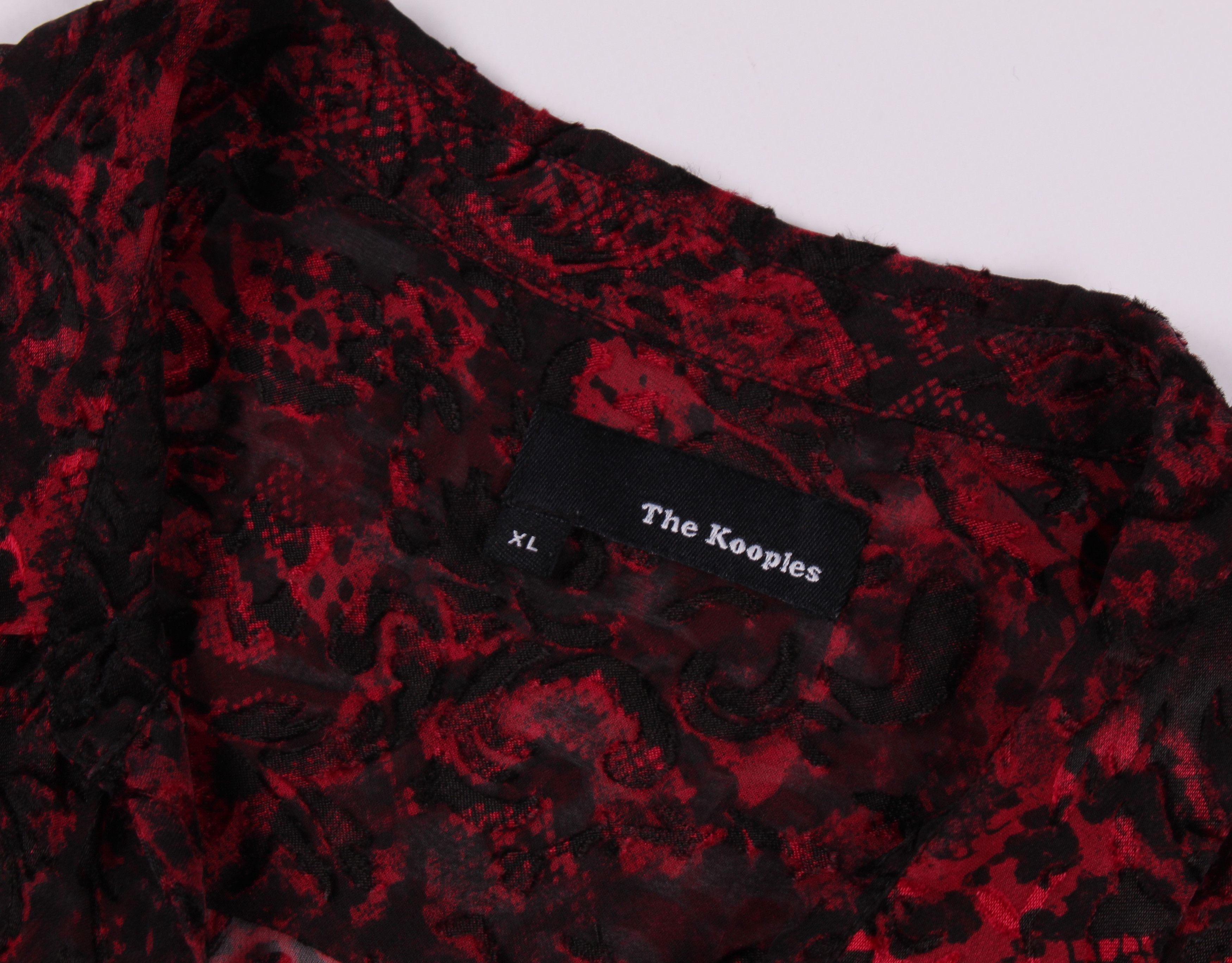 The Kooples The Kooples Silk Flora Mesh Shirt Size XL / US 12-14 / IT 48-50 - 4 Thumbnail