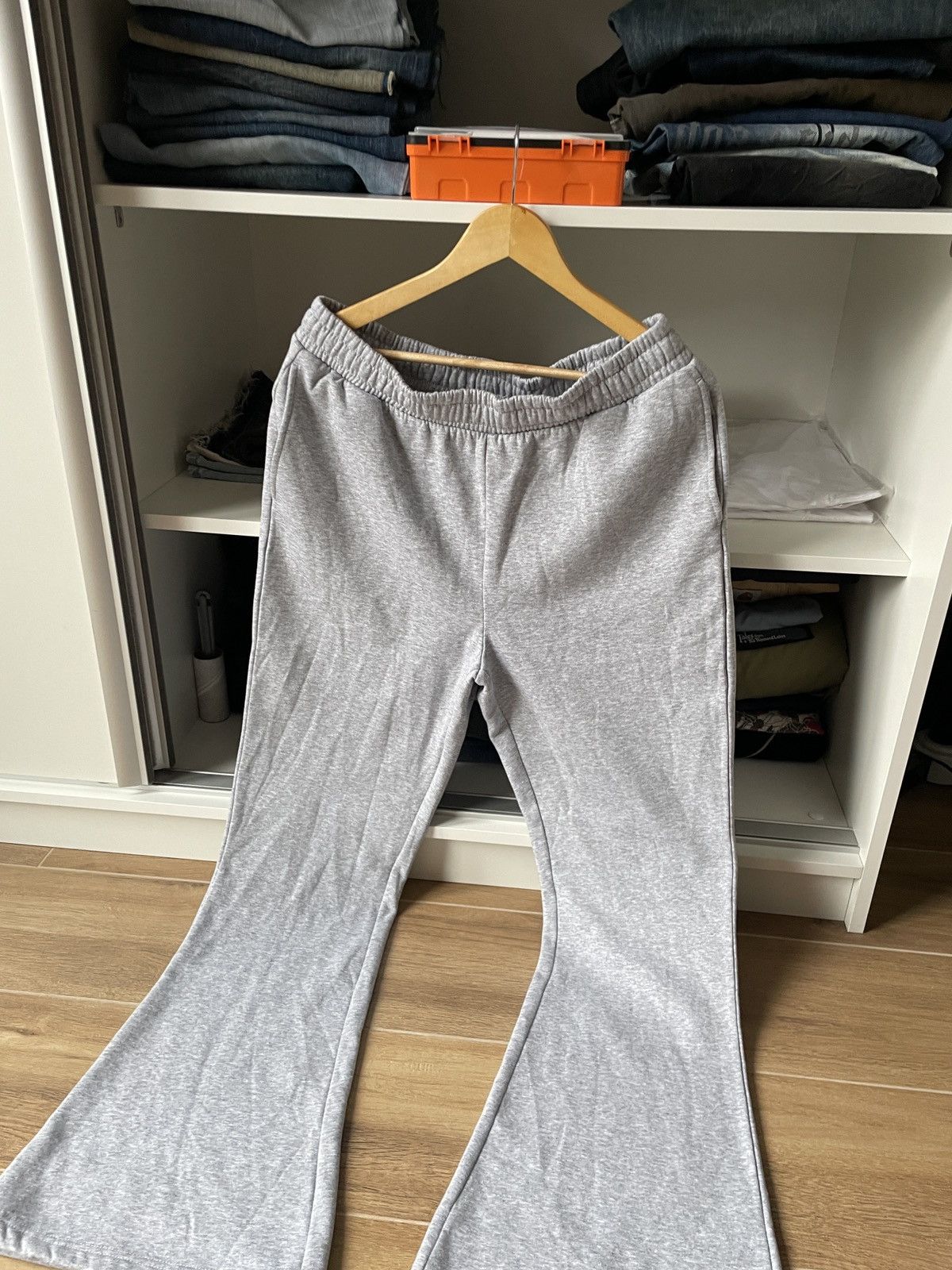 Other Flared Bootcut Y2k Basic Cotton Sweatpants Pants Swag Drip Size US 32 / EU 48 - 2 Thumbnail