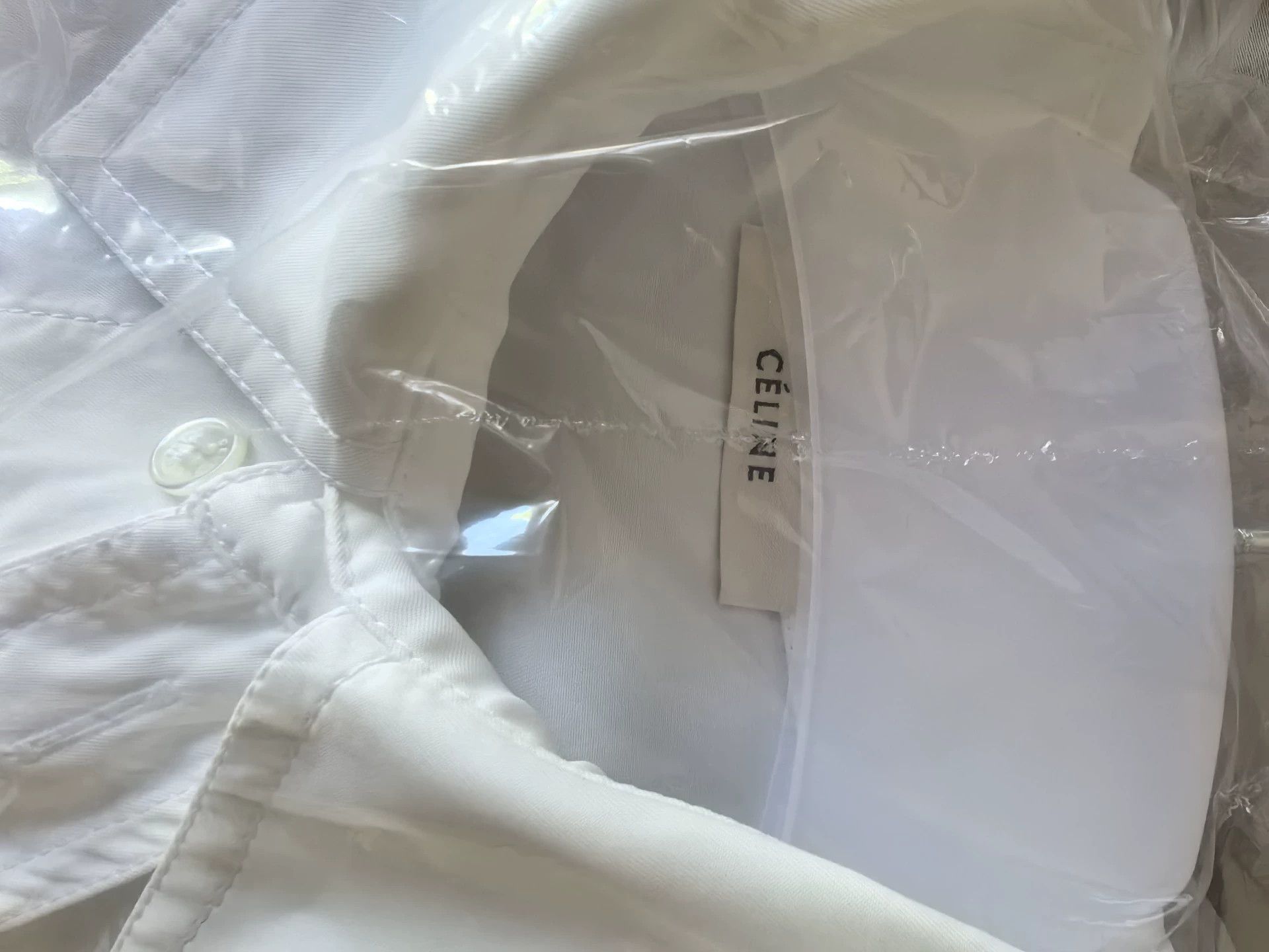Celine Celine White Shirt Women's 36 Regular Fit Minor Flaw Hot Item Size XS / US 0-2 / IT 36-38 - 5 Thumbnail