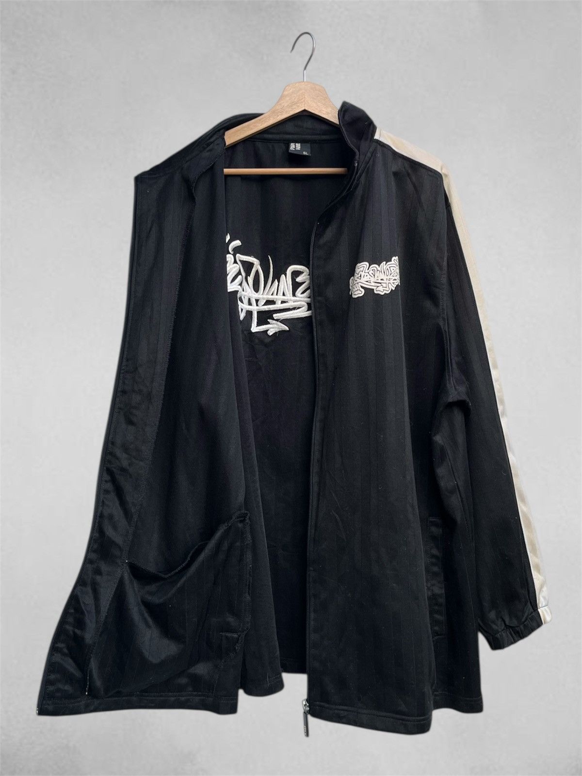 JNCO Fogaty House Graffiti y2k Track Top Like Stussy Size US XXL / EU 58 / 5 - 3 Thumbnail