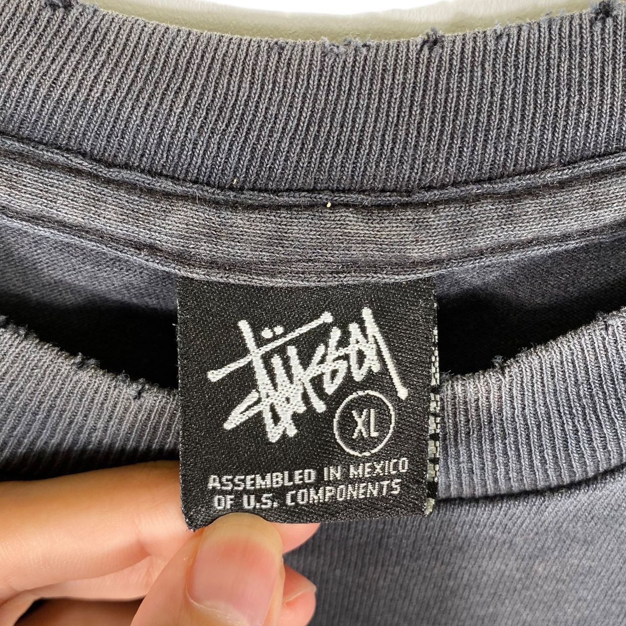Stussy × Vintage Vintage 00's STUSSY City Print Distressed Faded Tee Shirt Size US XL / EU 56 / 4 - 6 Thumbnail