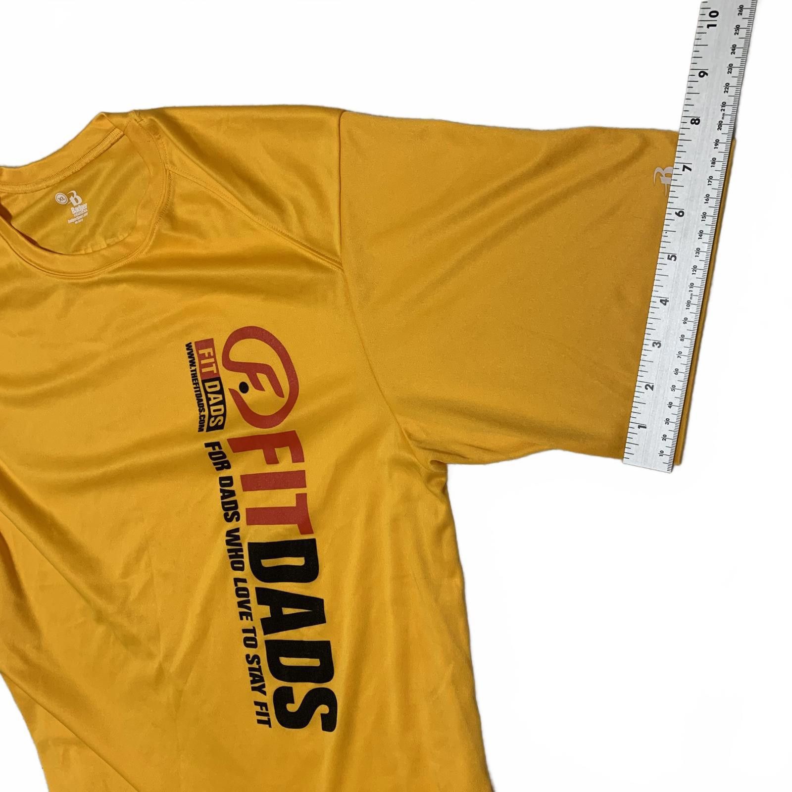 Other Badger Sport Mens XL Yellow FitDads Athletic Tee Size US XL / EU 56 / 4 - 7 Thumbnail