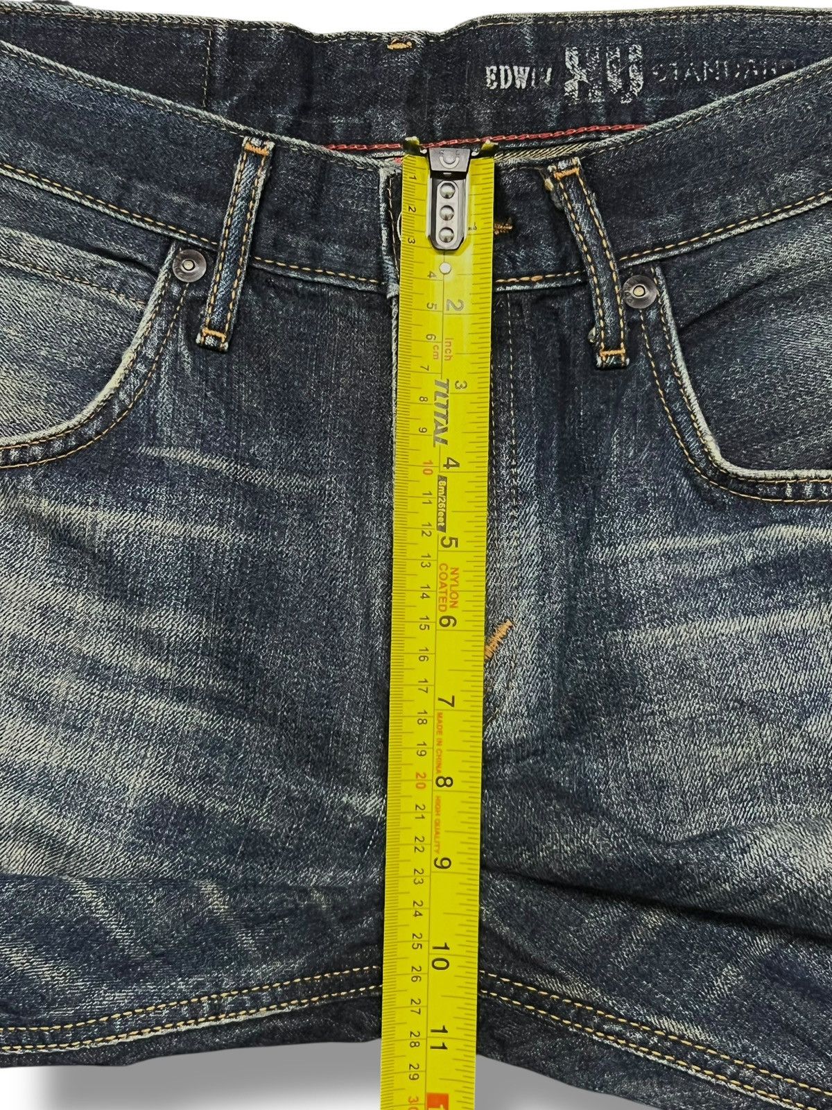 Edwin Edwin 403 Exclusive Vintage Japan - Faded, Distressed Denim Size US 31 - 19 Thumbnail