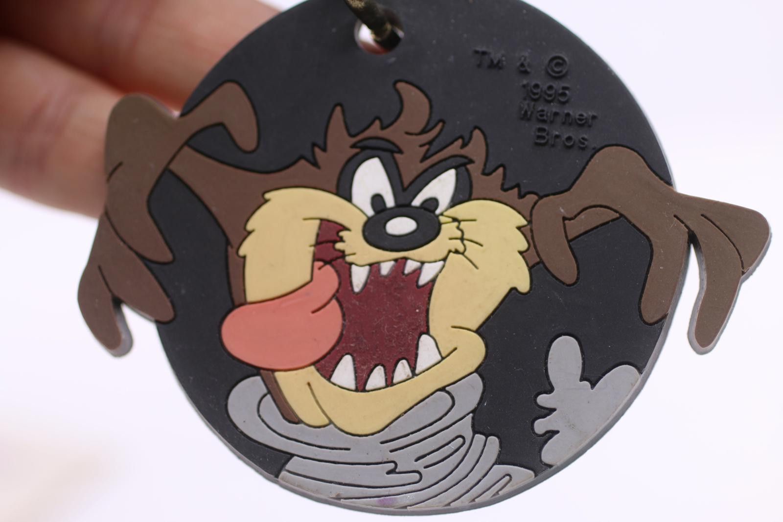 Warner Bros Taz Keychain Tasmanian Devil Applause Rubber 1995 WarnerBros Size ONE SIZE - 3 Thumbnail