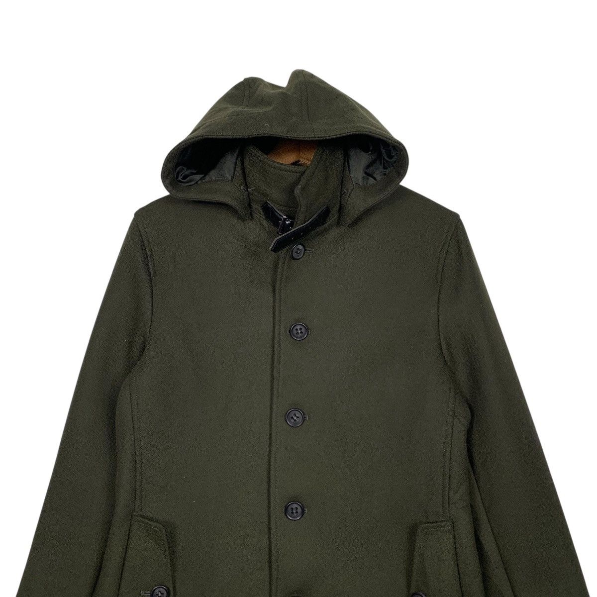 Journal Standard Journal Standard Hooded Wool Jacket Size US M / EU 48-50 / 2 - 2 Thumbnail