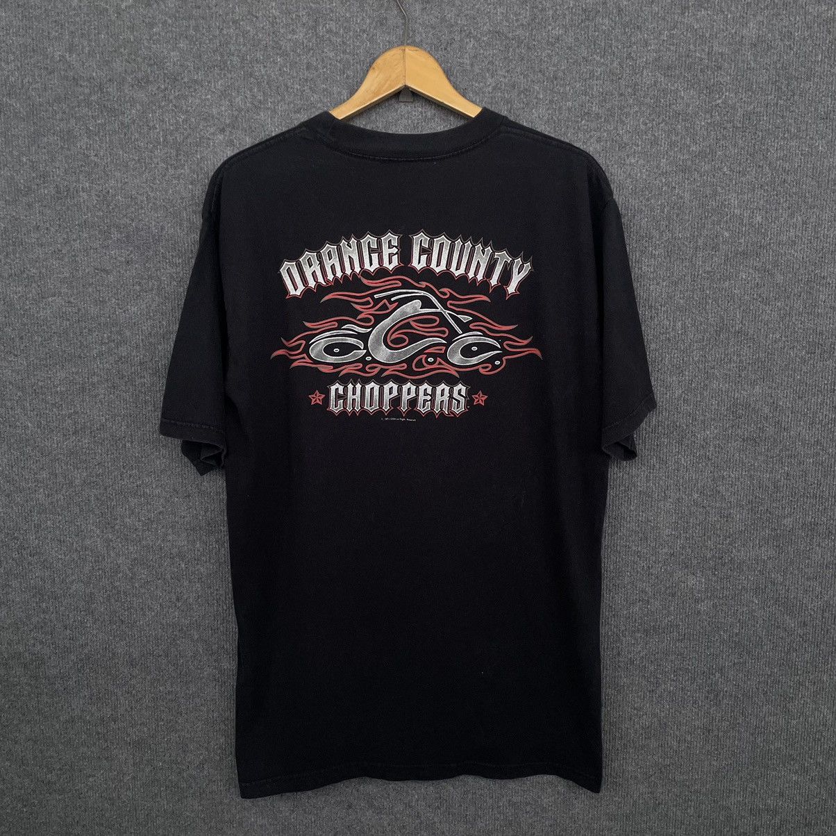 Harley Davidson × Vintage × West Coast Choppers 1990s Orange County Choppers T Shirt Size US L / EU 52-54 / 3 - 1 Thumbnail