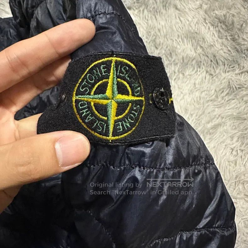 Stone Island Stone Island Down Jacket Coat Dark Blue S Size Size US S / EU 44-46 / 1 - 3 Thumbnail