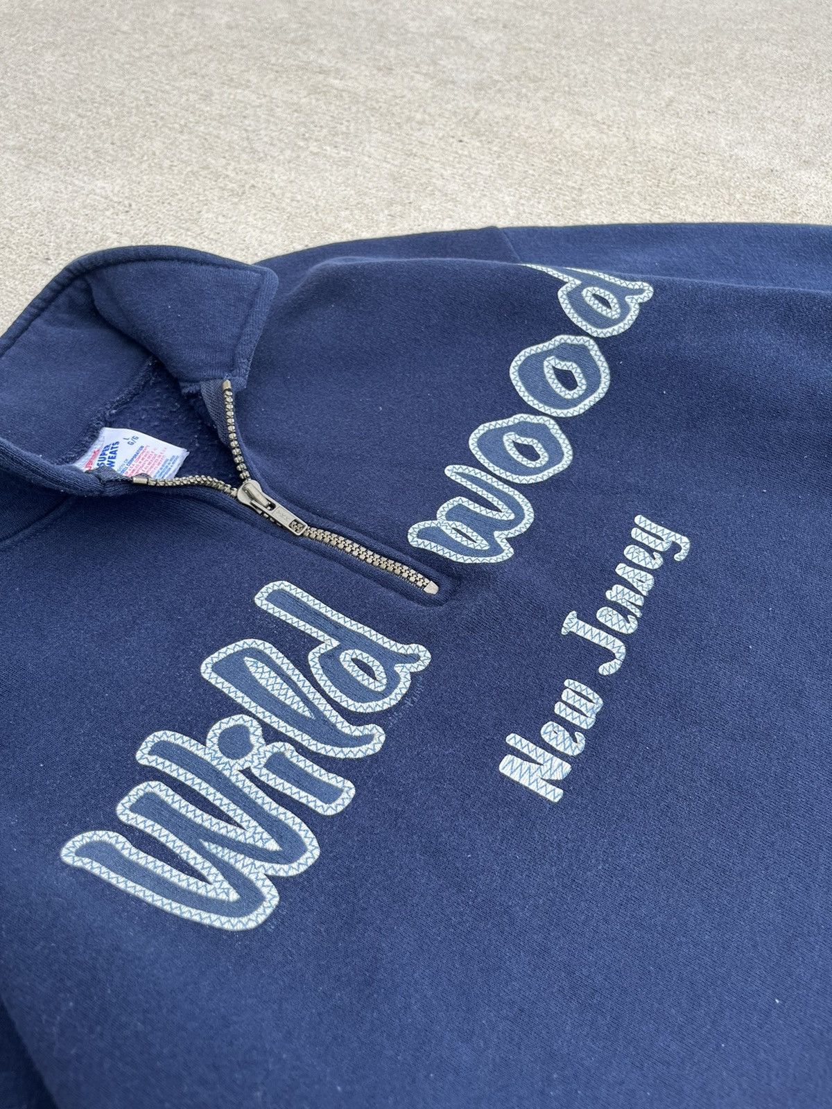 JNCO × Vintage Crazy Vintage 90’s Wildwood New Jersey Boxy Sweatshirt Size US L / EU 52-54 / 3 - 3 Thumbnail