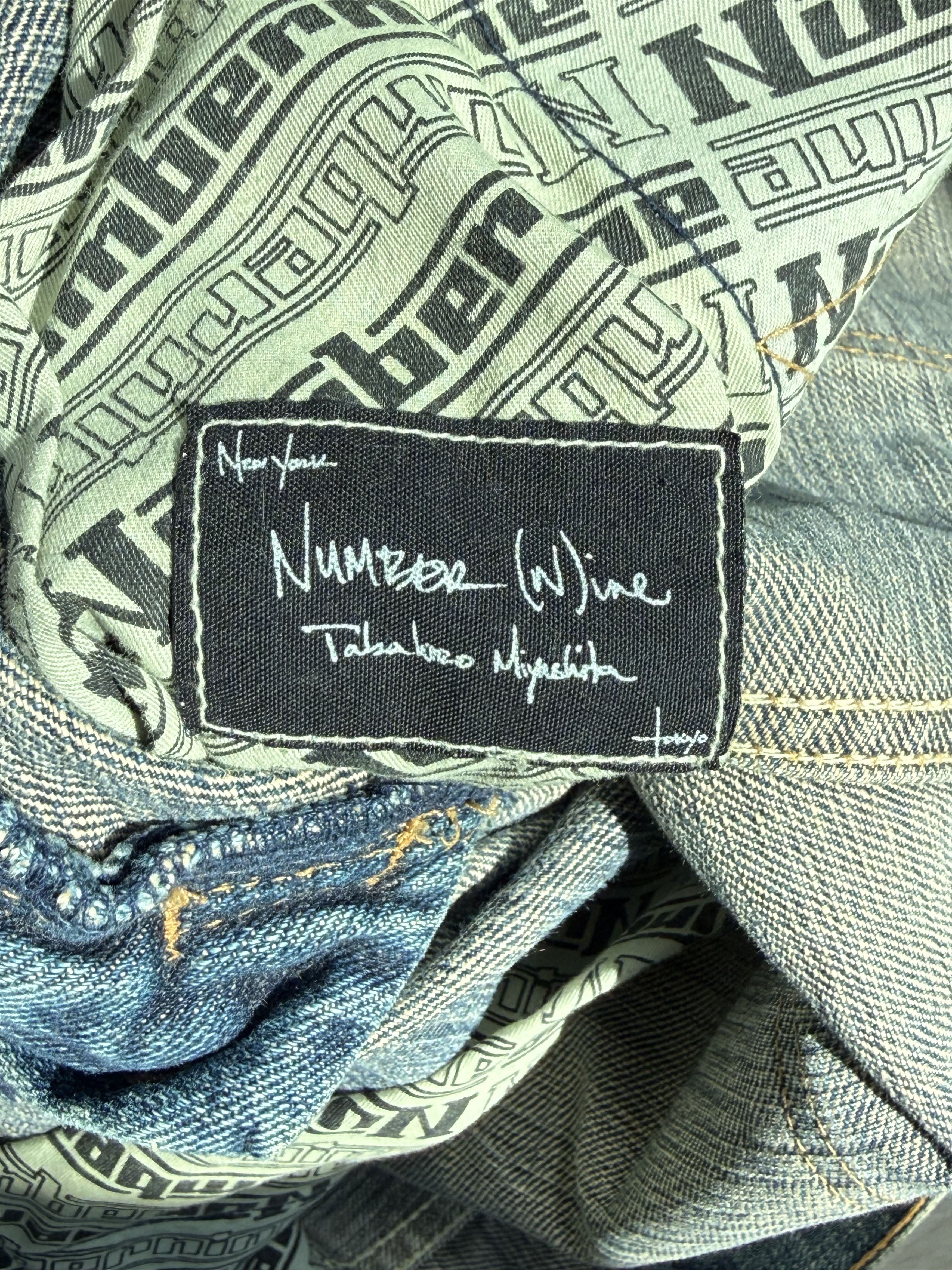 Number (N)ine Number (N)ine “Touch Me I’m Sick” Patchwork Jeans Size US 32 / EU 48 - 6 Thumbnail