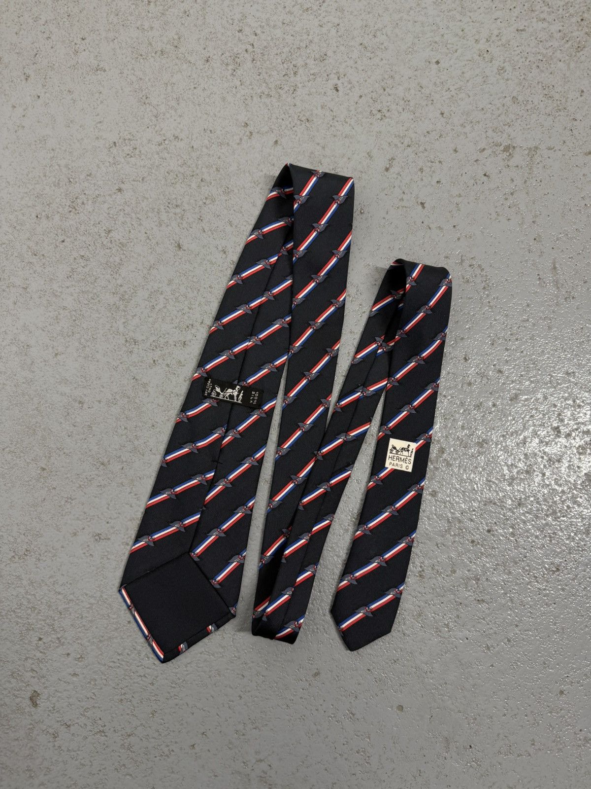 Hermes Hermes Silk Tie Size ONE SIZE - 1 Thumbnail