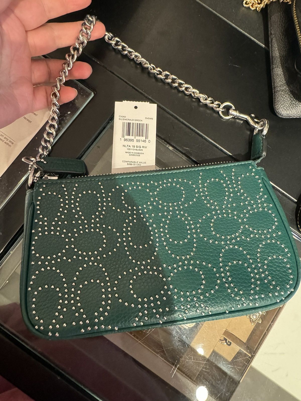 Coach NWT Coach Nolita 19 With Signature Rivets CX262 NWT Size ONE SIZE - 1 Thumbnail