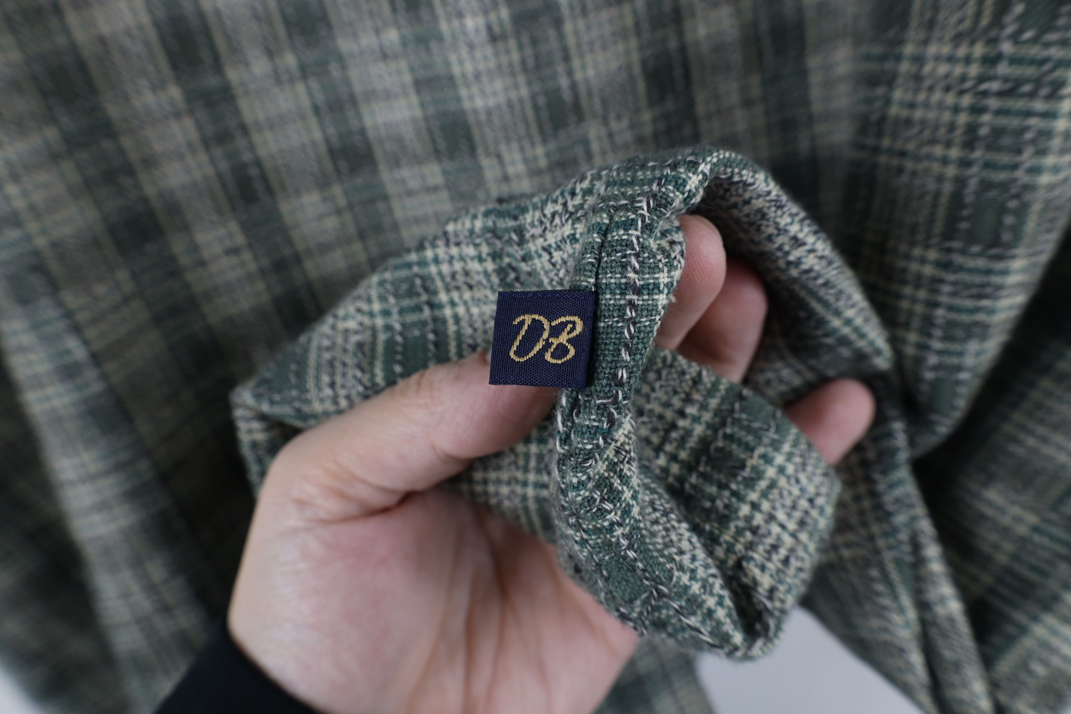 Vintage Vintage 90s Streetwear Fit Weave Collared Polo Shirt Plaid Size US M / EU 48-50 / 2 - 4 Thumbnail