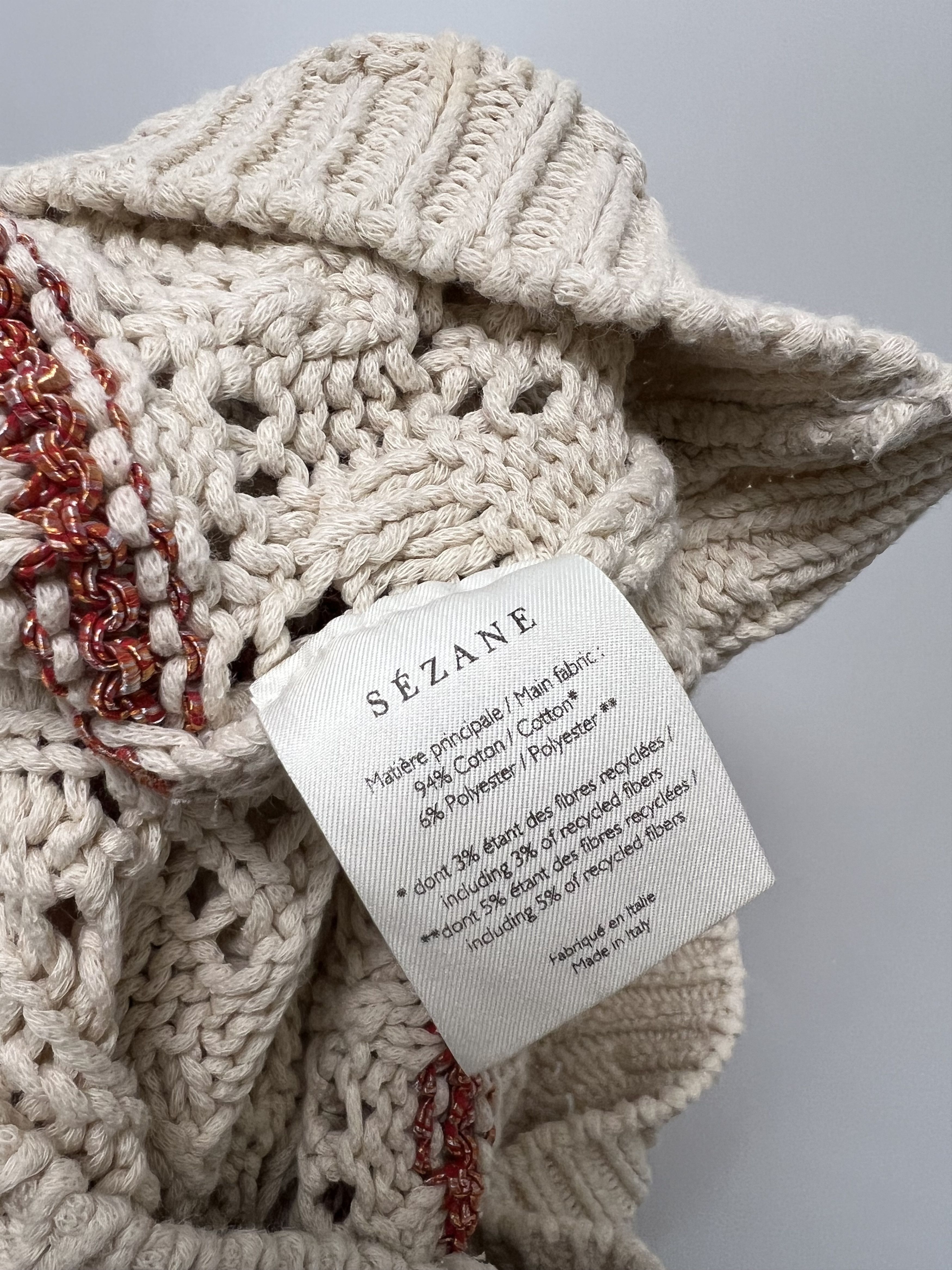 Sezane Sezane Knitted Sweater With Ruffles Size M Made in Italy Size M / US 6-8 / IT 42-44 - 11 Thumbnail