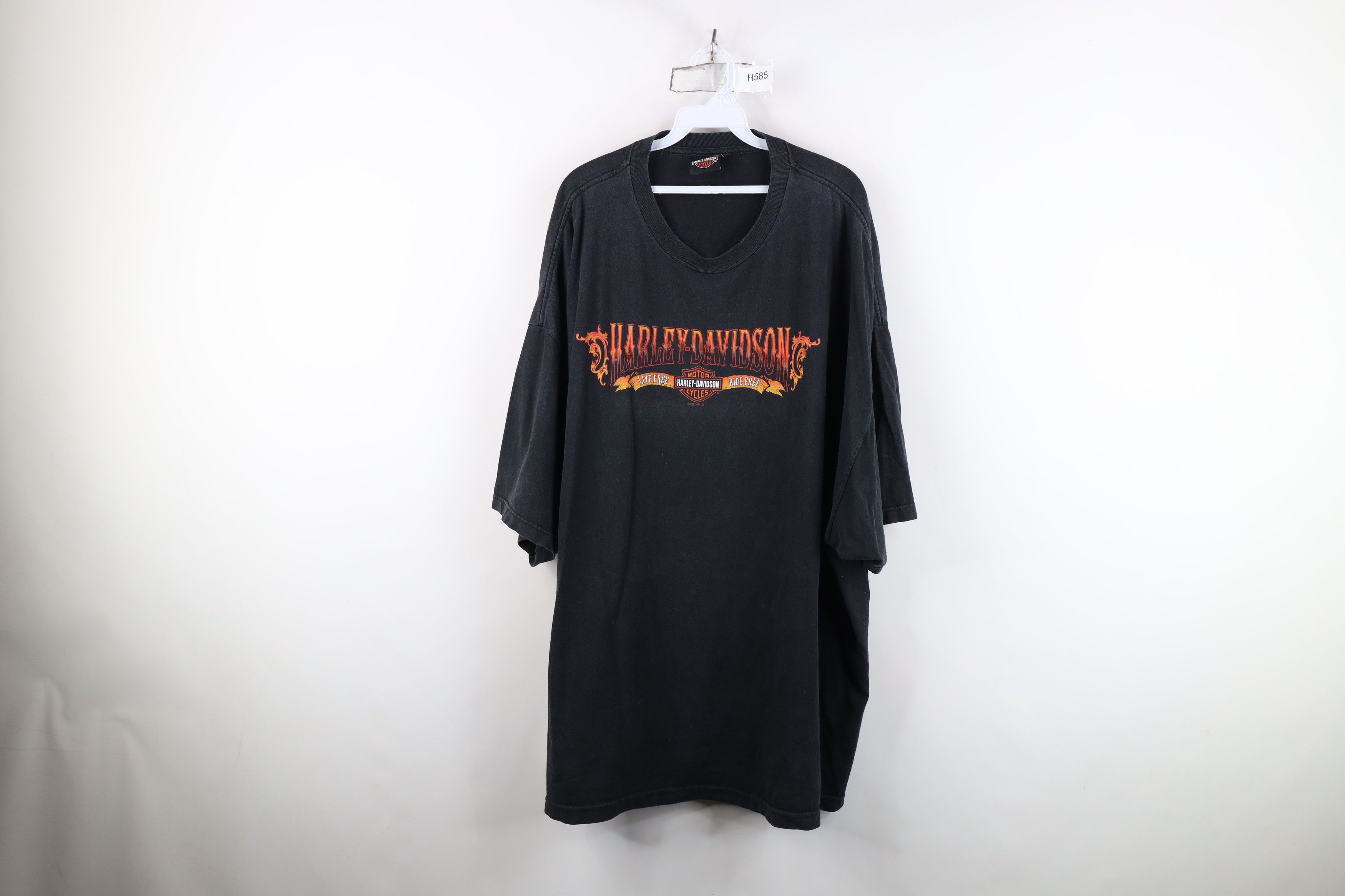 Harley Davidson Vintage Y2K Harley Davidson Skull Wings Steel City T-Shirt Size US XXL / EU 58 / 5 - 1 Thumbnail