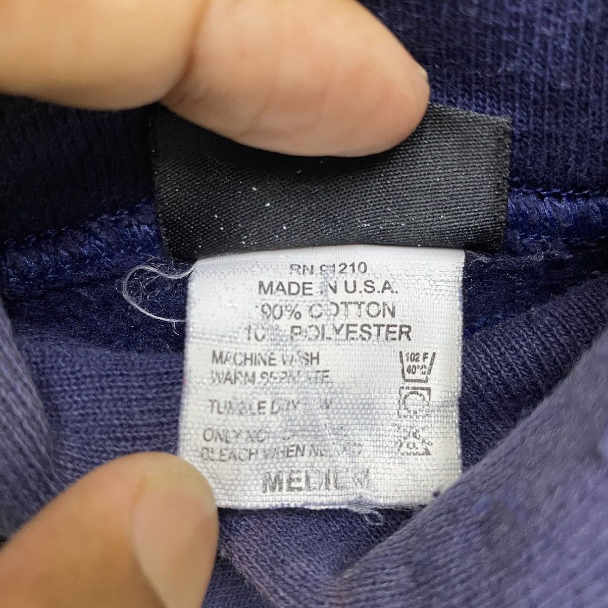 Camber Vintage Camber USA Heavyweight Hoodie Blue Made In USA M Size US M / EU 48-50 / 2 - 8 Thumbnail