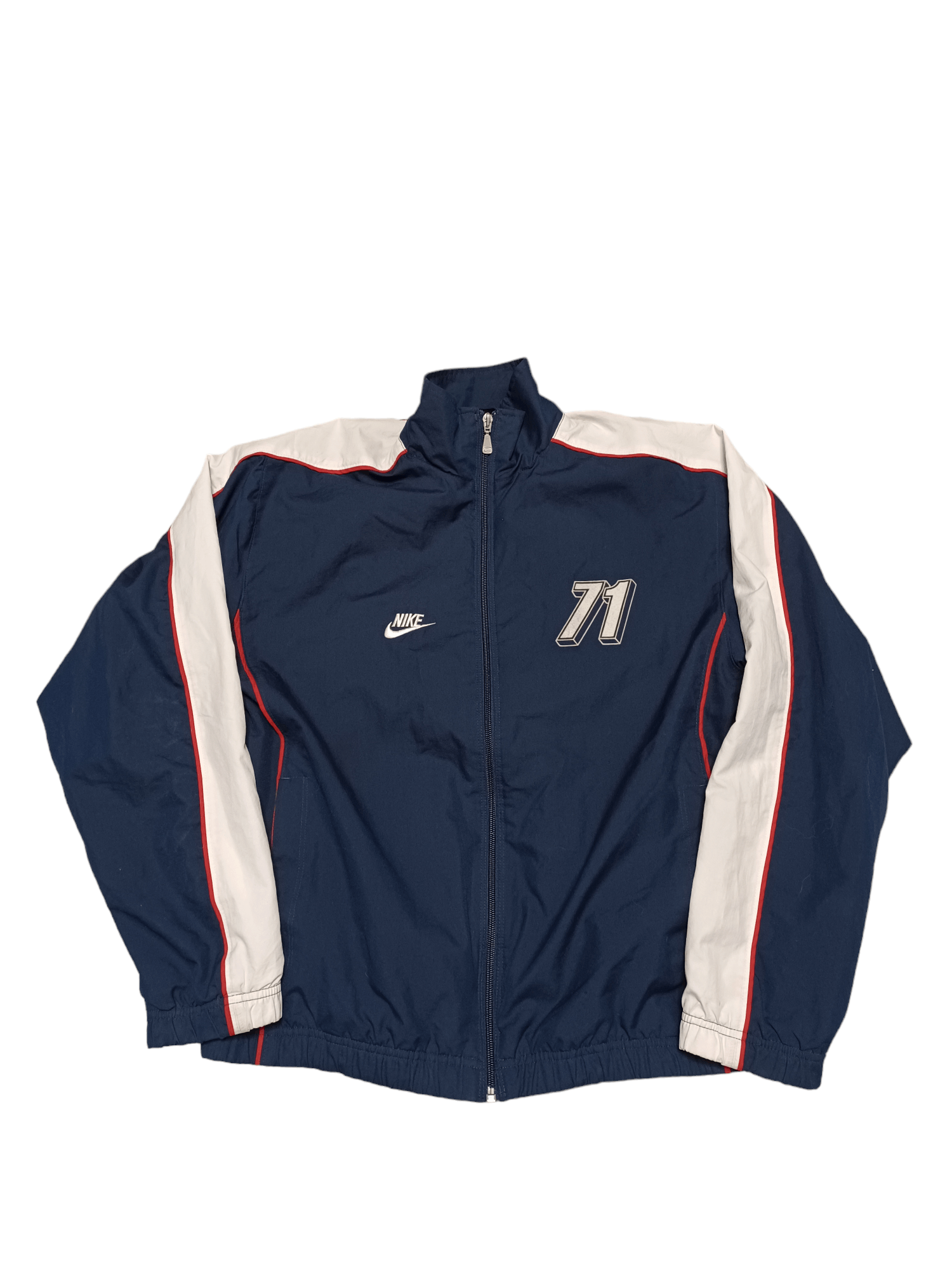 Nike NIKE 71 VINTAGE 2004 NYLON DRILL TRACK JACKET Size US M / EU 48-50 / 2 - 1 Thumbnail