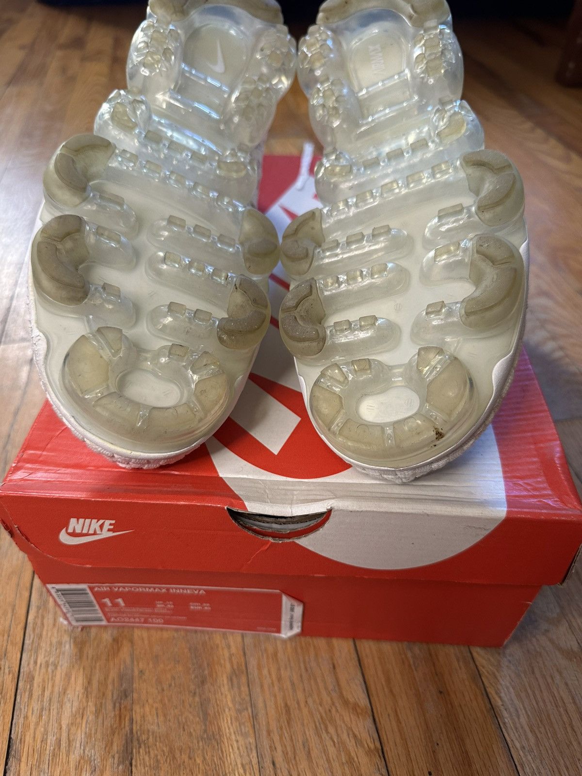Nike Nike Air VaporMax Inneva Summit White Size US 11 / EU 44 - 5 Thumbnail