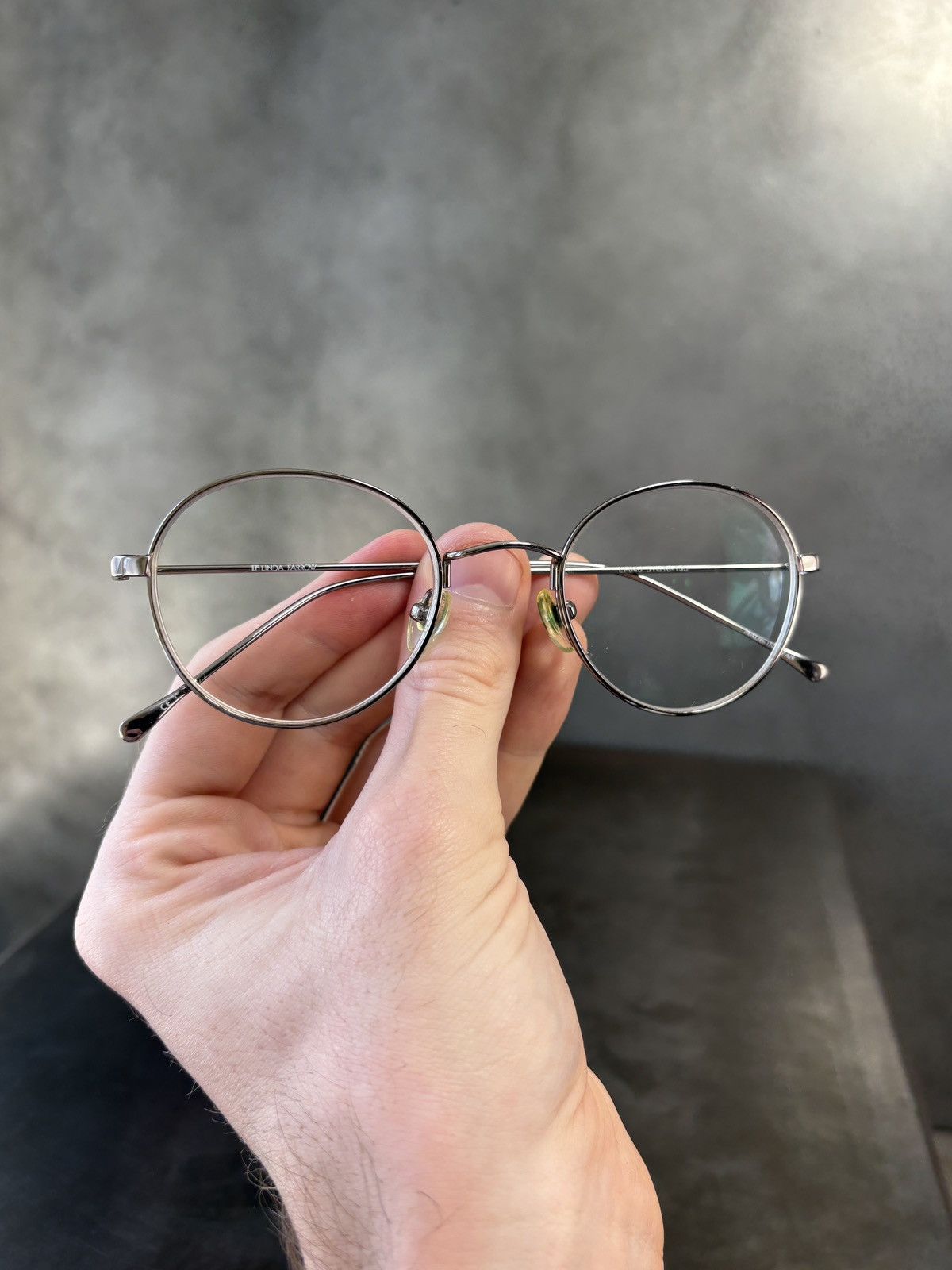 Linda Farrow Linda Farrow Eyeglasses Titanium Frame LF040 Spectacles Cute Size ONE SIZE - 19 Thumbnail