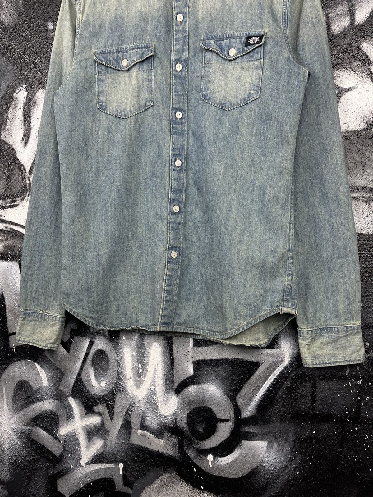 Dickies × Vintage Dickies Denim Shirt Button Up Men’s Size S Size US S / EU 44-46 / 1 - 5 Thumbnail