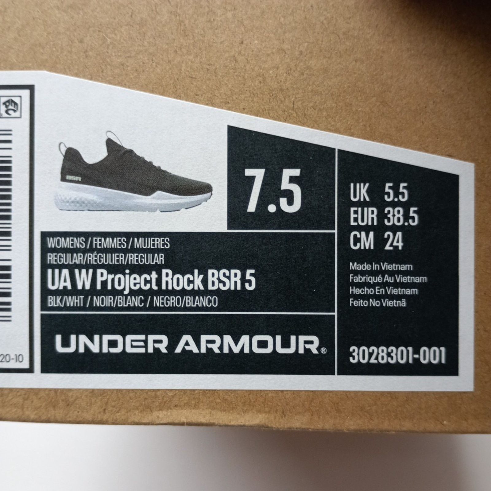 Under Armour Under Armour Project Rock BSR 5 Training Shoes Womens Sz 7.5 Size US 7.5 / IT 37.5 - 9 Thumbnail