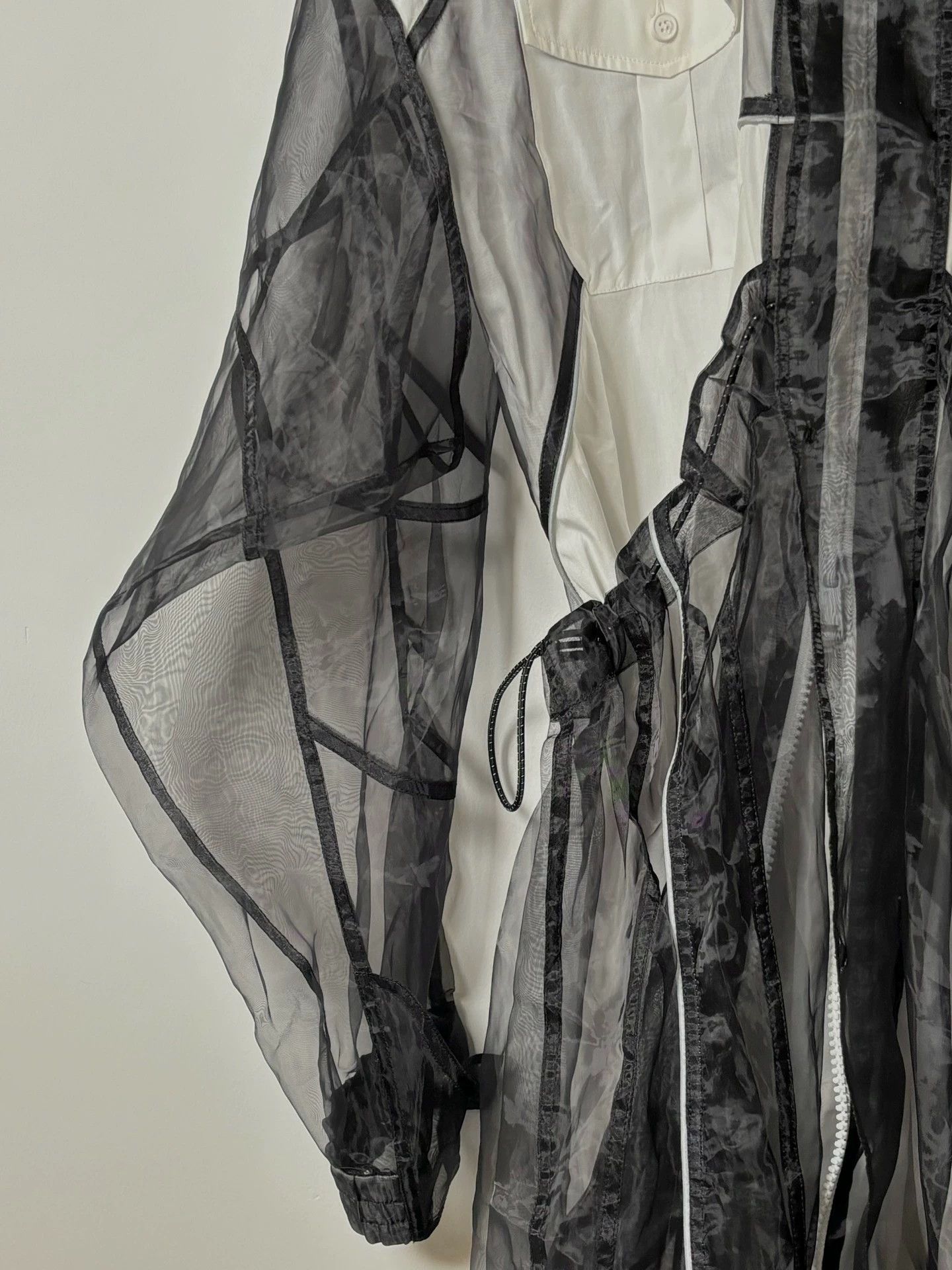 Maison Margiela Maison Margiela SS19 Tulle Double-Layer Black Shirt Size XS / US 0-2 / IT 36-38 - 5 Thumbnail