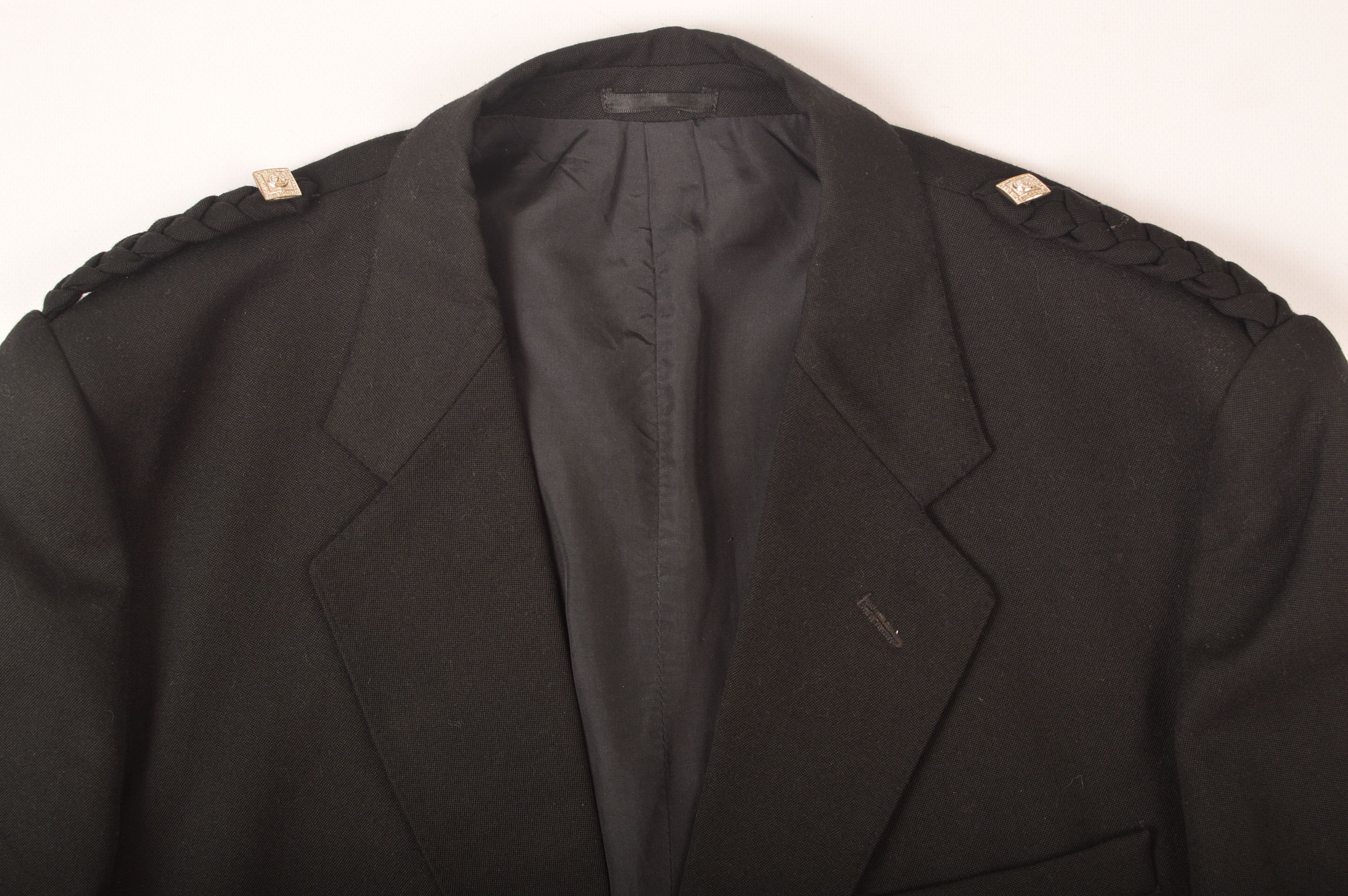 Designer Macgregor & Macduff Kiltmakers Glasgow Wool Blazer Size 46S - 3 Thumbnail
