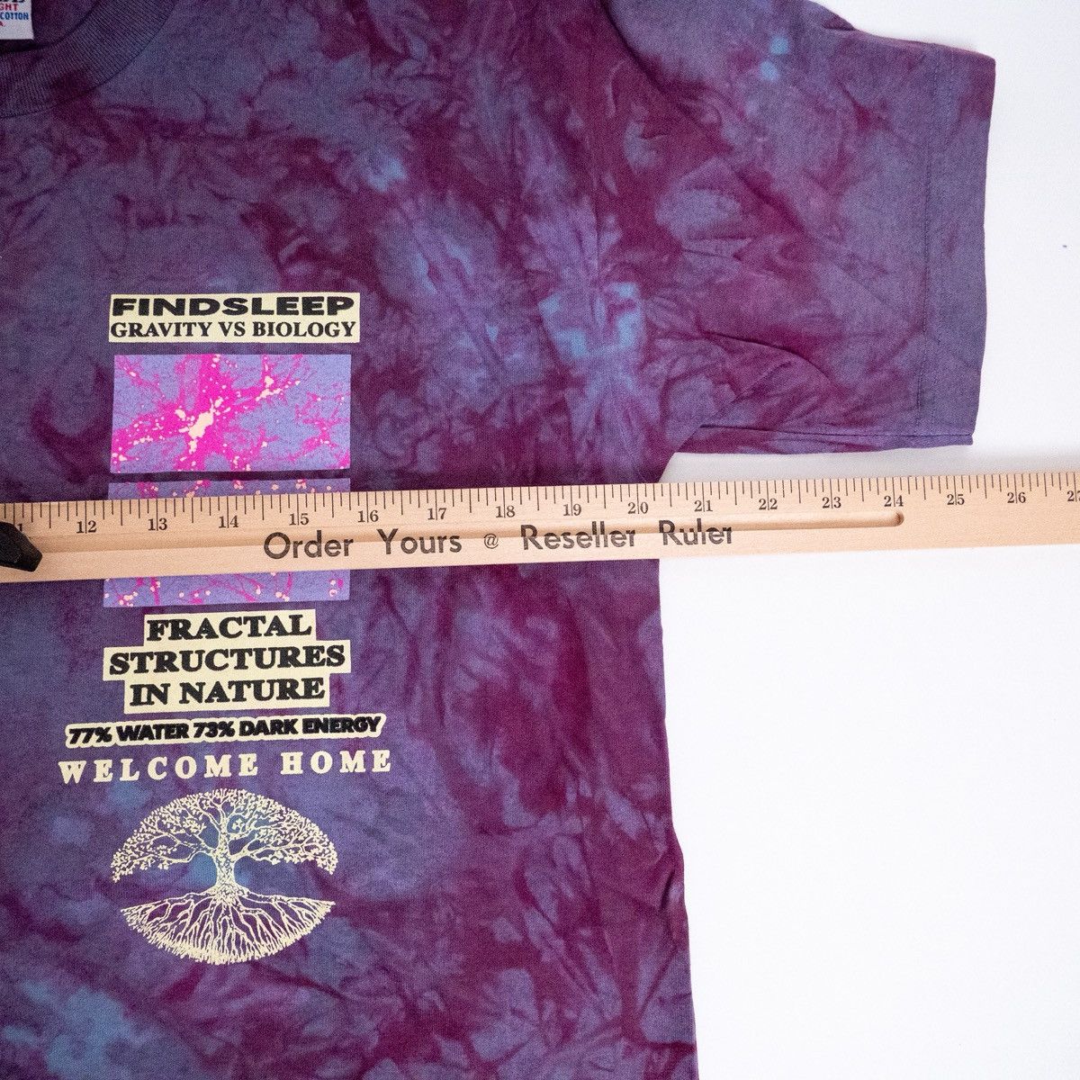 Designer × Vintage Find Sleep Tees Gravity Vs Biology New Size L Hand Printed Size US L / EU 52-54 / 3 - 8 Thumbnail