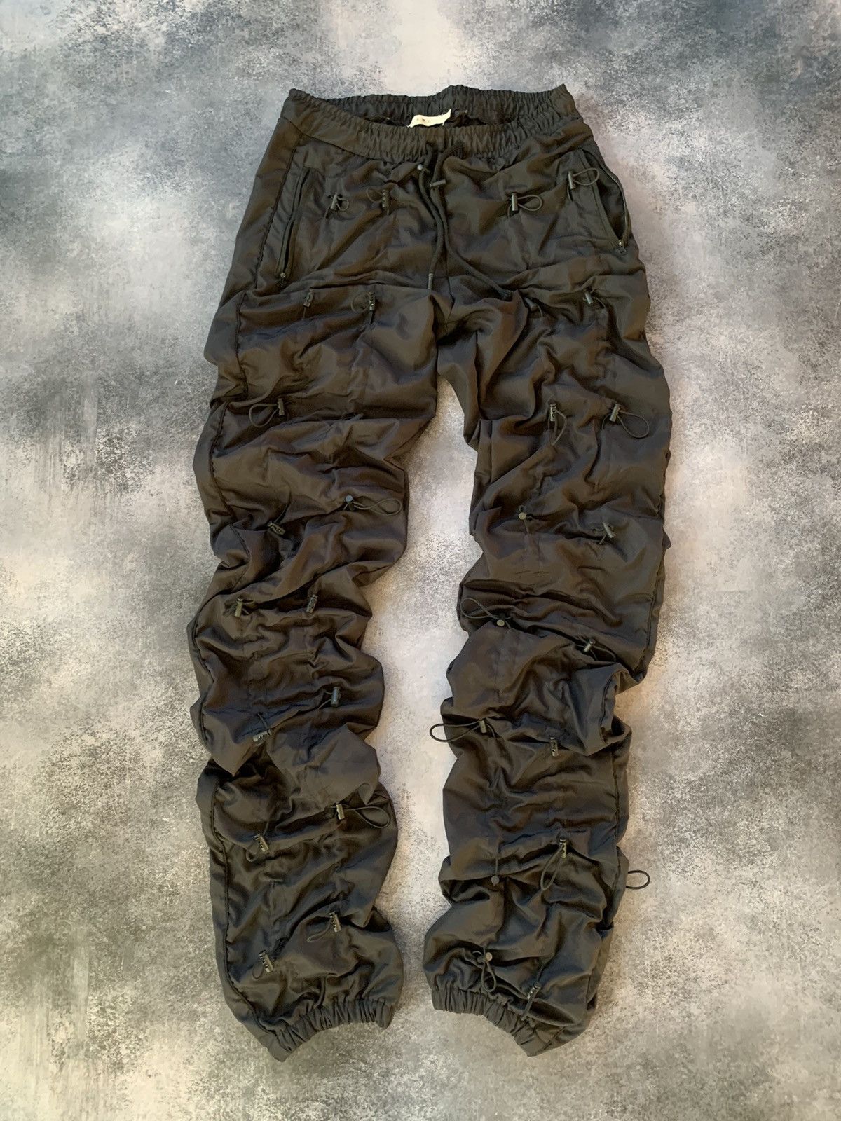 Hysteric Glamour × MNML VTG Rick Owens Junya Watanabe Style MNML BUNGEE CORD PANts Size US 33 - 1 Thumbnail