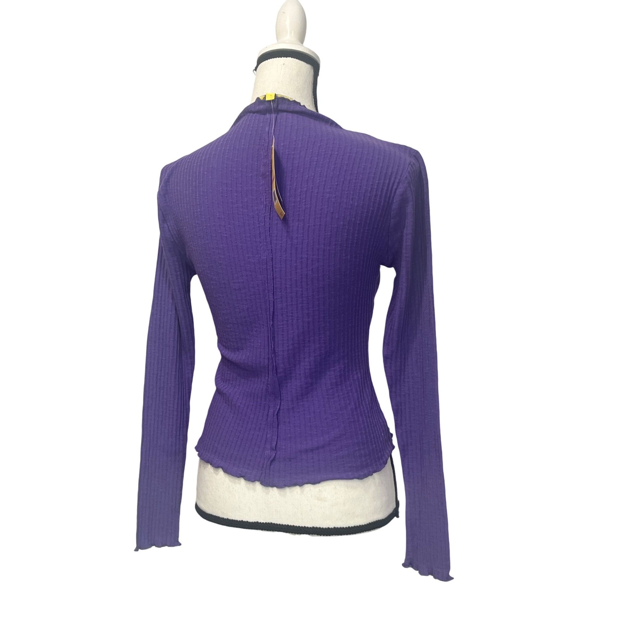 Other Circus NY by Sam Edelman Narisa Exposed Seam Long Sleeve Top Size S / US 4 / IT 40 - 14 Thumbnail