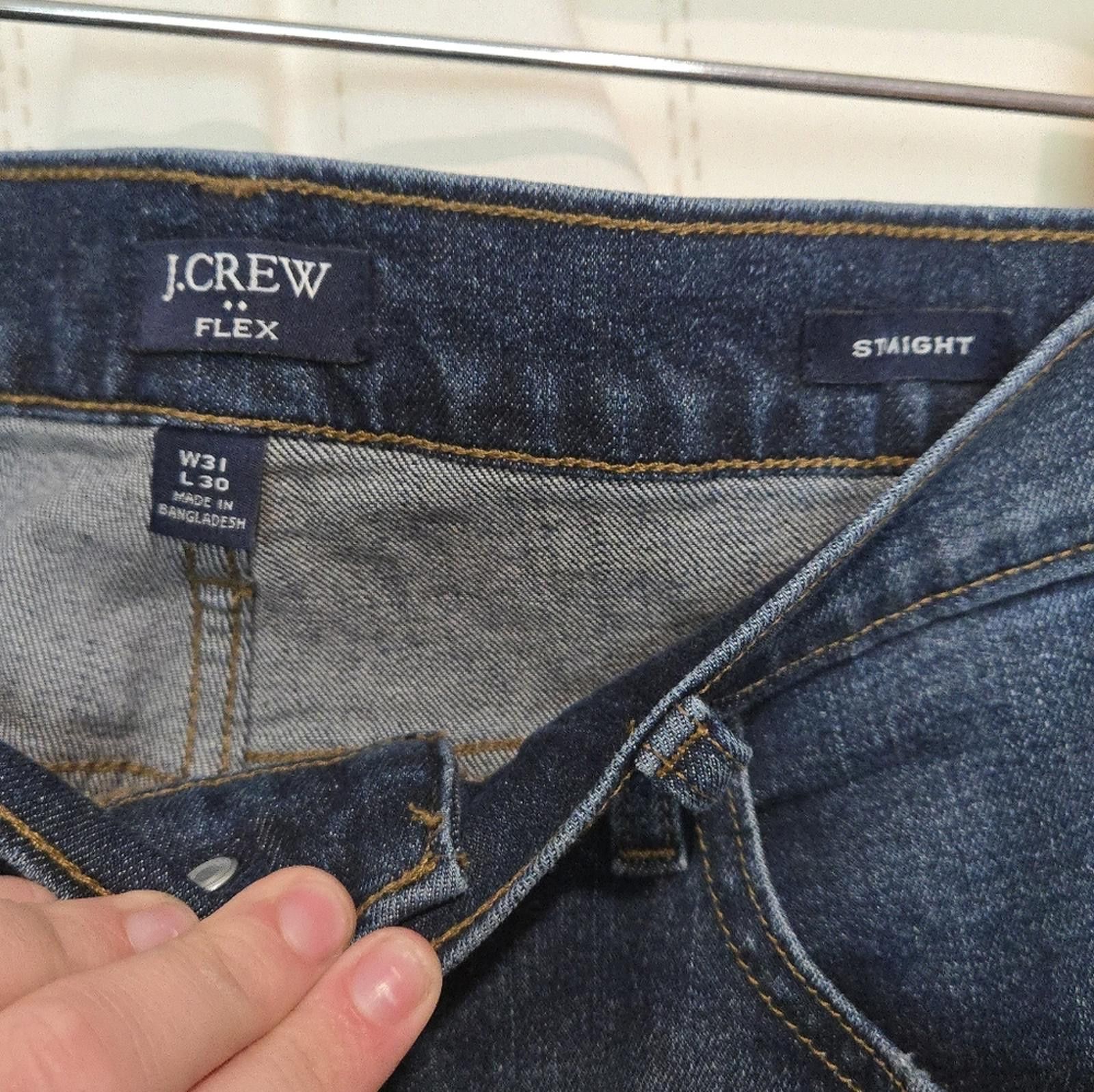 J.Crew J Crew Straight-fit jean in signature flex Size US 31 - 4 Thumbnail