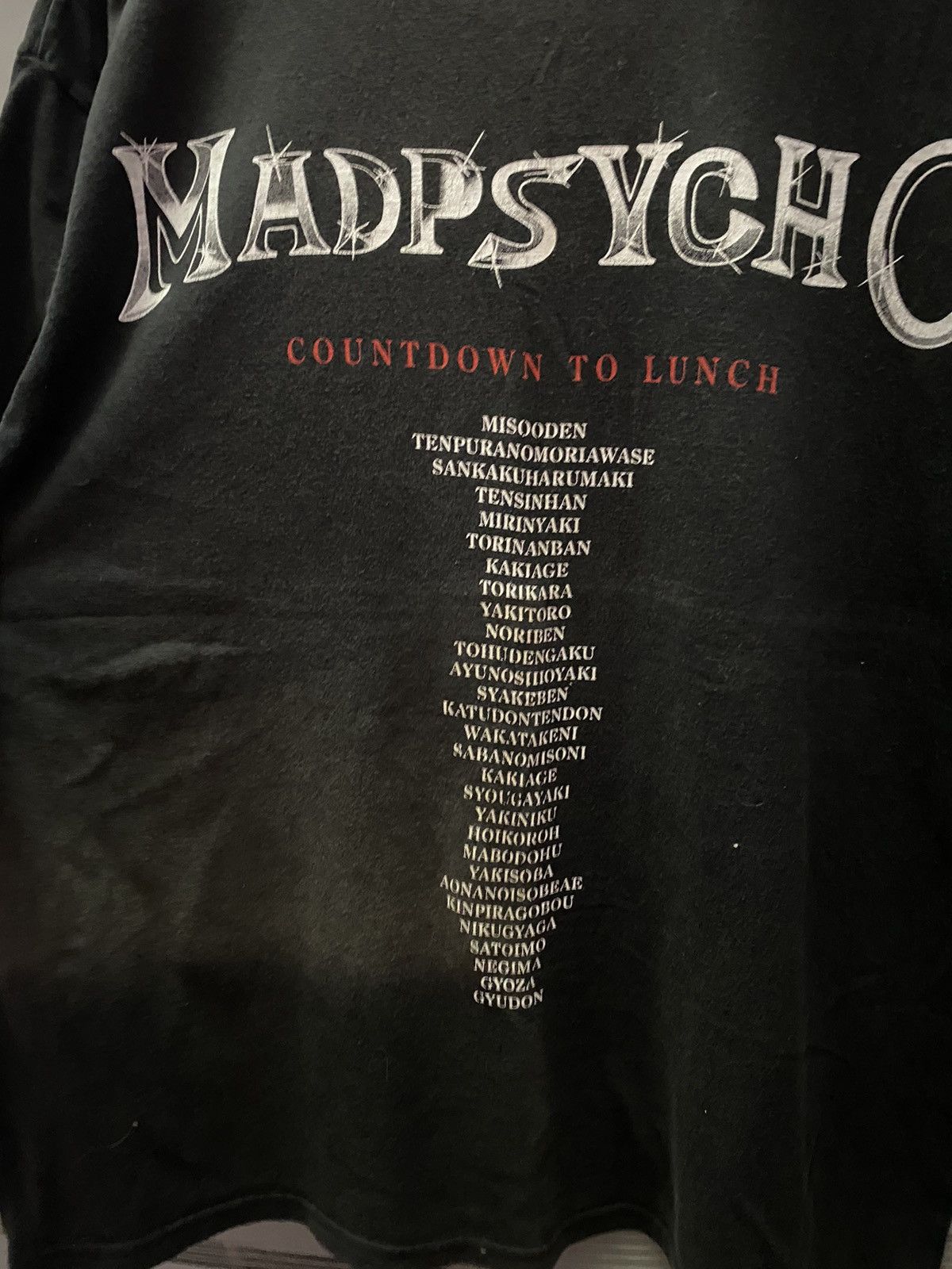 Band Tees Sun Faded Grunge Japanese Band Madpsycho Forever Wild Size US L / EU 52-54 / 3 - 7 Thumbnail