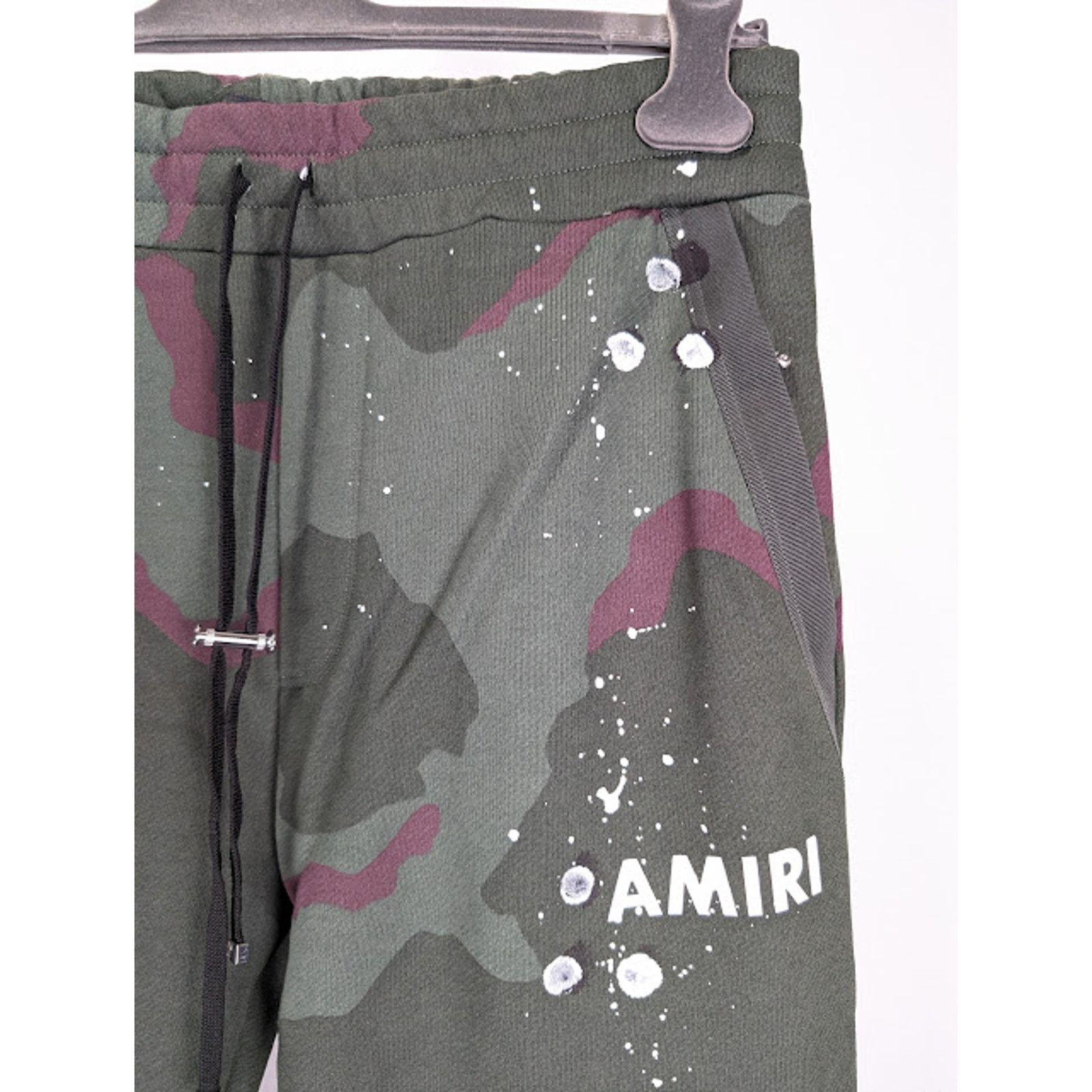 Amiri o1rshd1 Army Logo Sweatpant in Camo Size US 30 / EU 46 - 8 Thumbnail