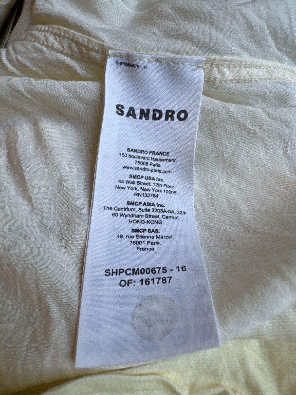Sandro Sandro Sombrero Button Up Size US M / EU 48-50 / 2 - 3 Thumbnail