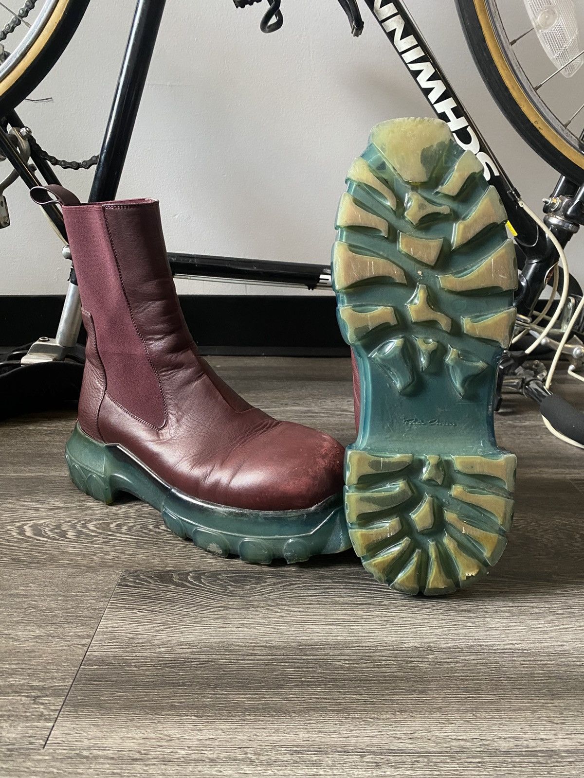 Rick Owens Beatle Bozo Tractor Boots | Grailed