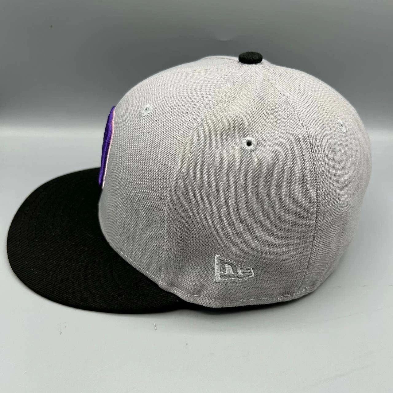 New Era Milwaukee Brewers Hat Men 7 3/8 59Fifty New Era MLB Fitted Size ONE SIZE - 5 Thumbnail