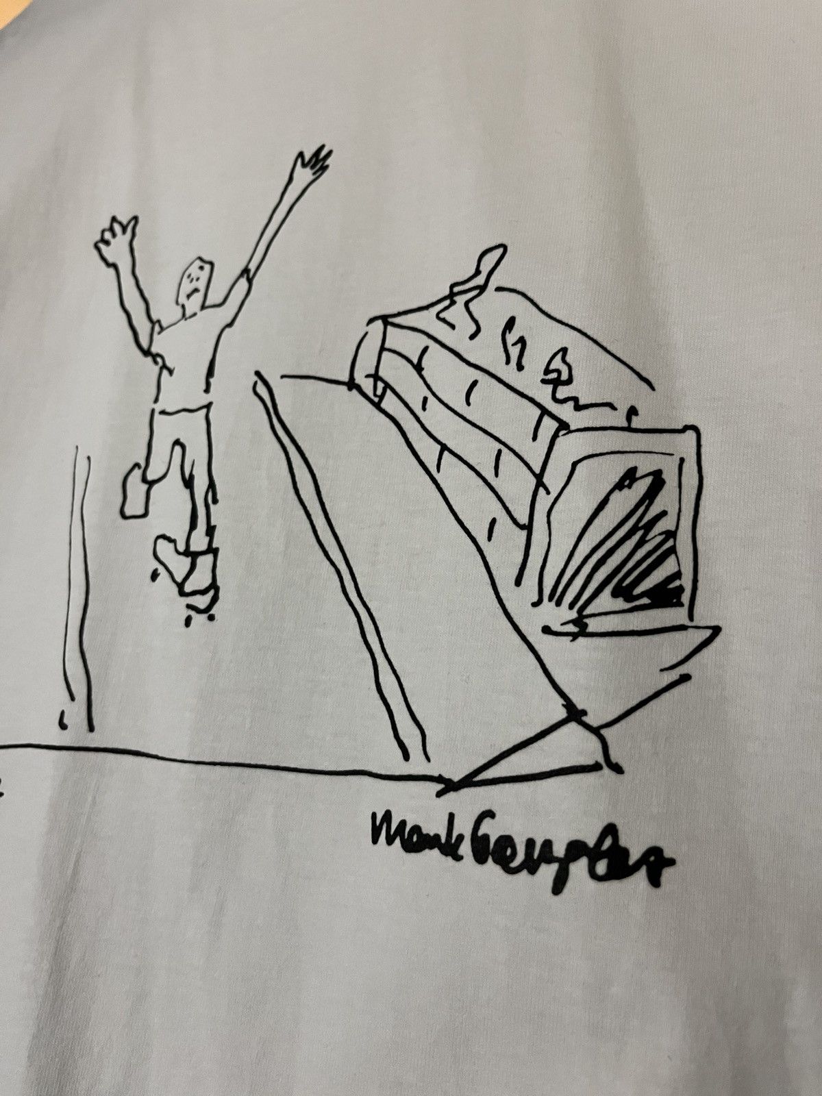 Vintage Larry Clark Mark Gonzales Drawing t shirt Ruttkowski 68 Size US L / EU 52-54 / 3 - 8 Thumbnail