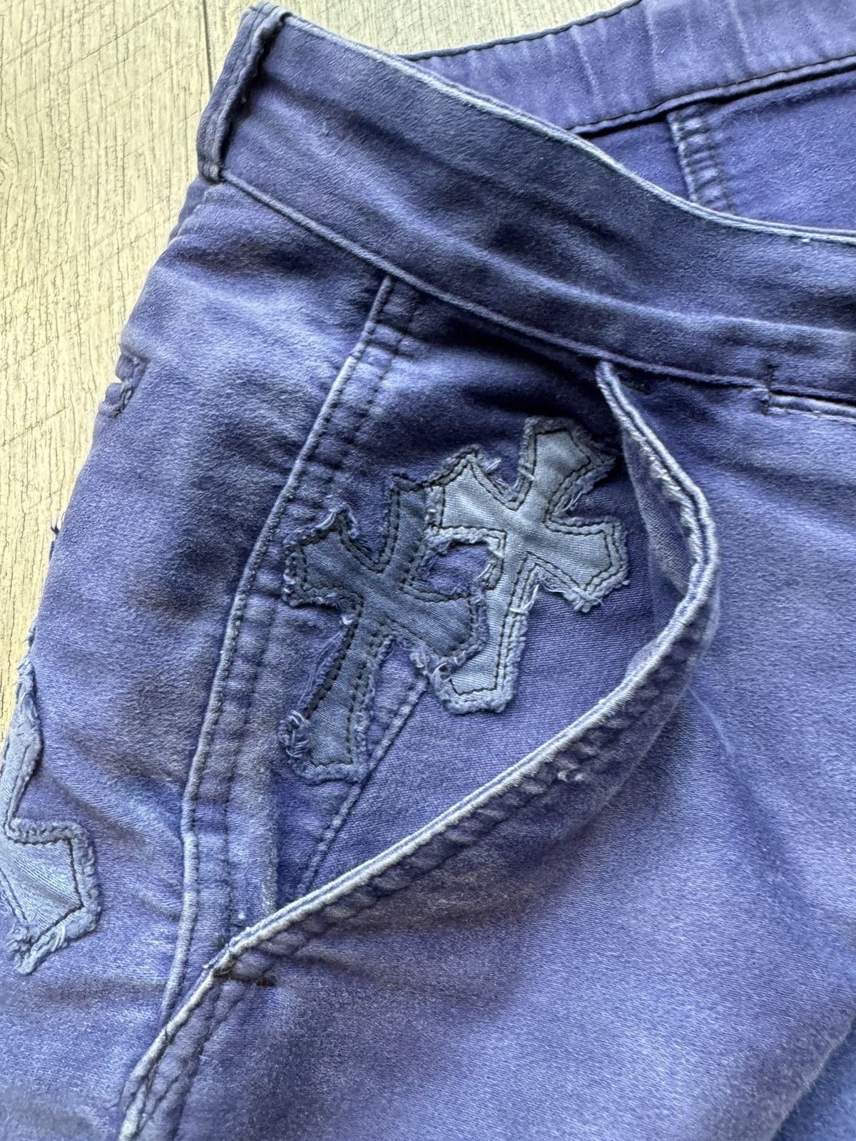 Chrome Hearts Chrome Hearts 30’s French Blue Work Pants - 34 Size US 34 / EU 50 - 13 Thumbnail