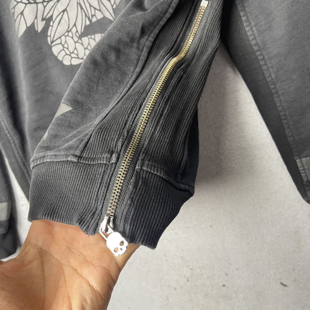 HYDROGEN Hydrogen Snake Skull Zip Sweatshirt Size US S / EU 44-46 / 1 - 6 Thumbnail