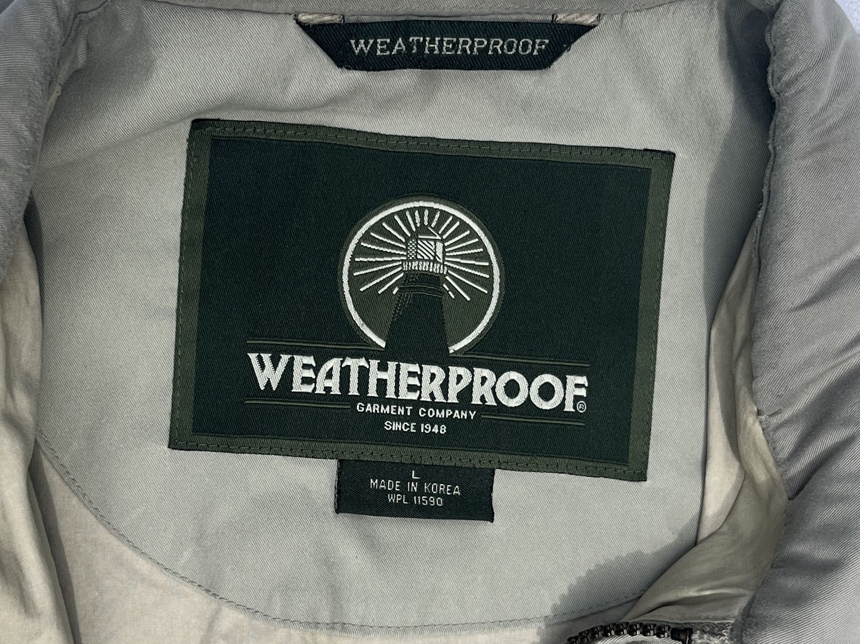 Vintage × Weatherproof Vintage Weatherproof Bomber Jacket Size US L / EU 52-54 / 3 - 3 Thumbnail