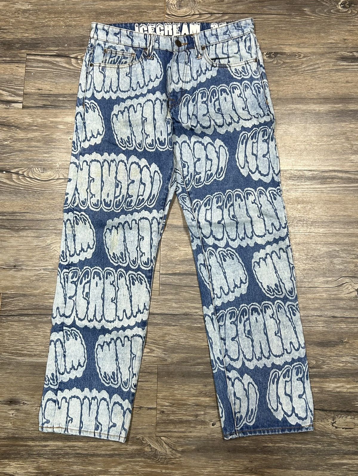 Icecream Icecream All Over Print Denim Size US 32 / EU 48 - 1 Thumbnail