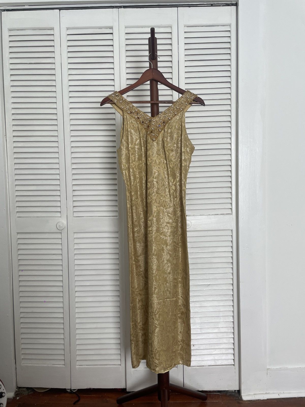 Vintage Gold Mexican vintage dress Size M / US 6-8 / IT 42-44 - 1 Thumbnail