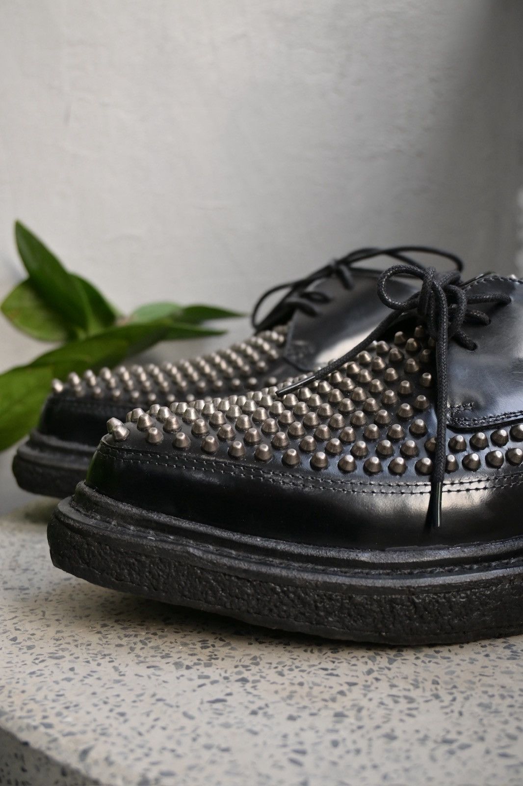 Saint Laurent Paris Saint Laurent by Hedi Slimane FW2014 leather studs creeper Size US 7.5 / EU 40-41 - 7 Thumbnail