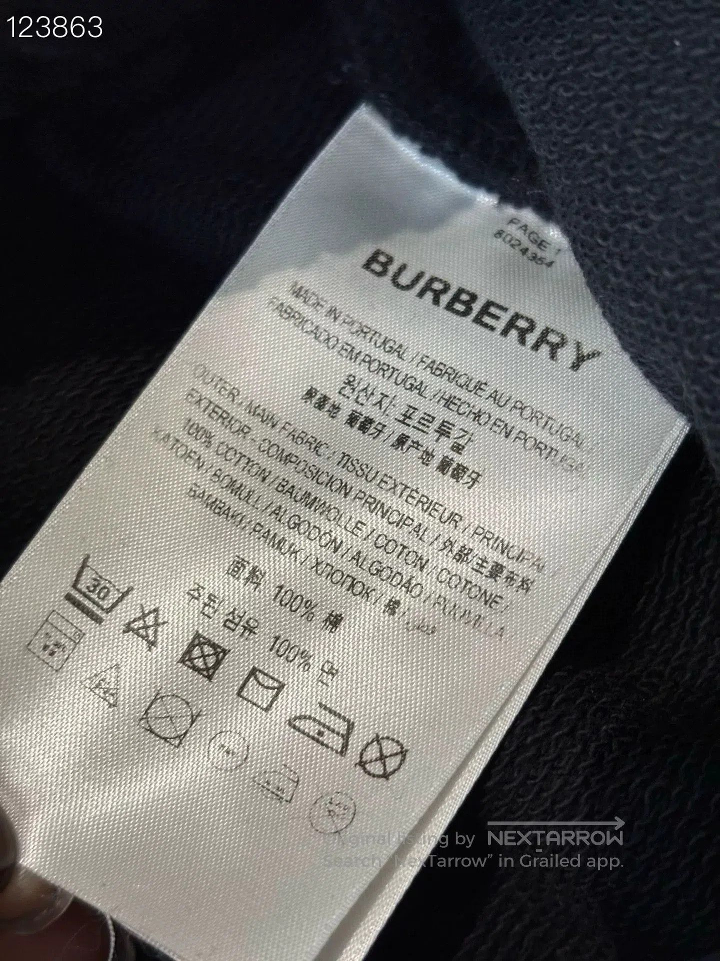 Burberry Burberry Classic Black TB Logo Trousers. Size 22" - 4 Thumbnail
