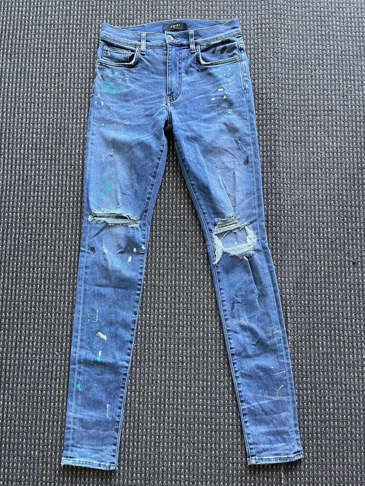 Amiri Knee Slit Jeans Size US 30 / EU 46 - 1 Thumbnail