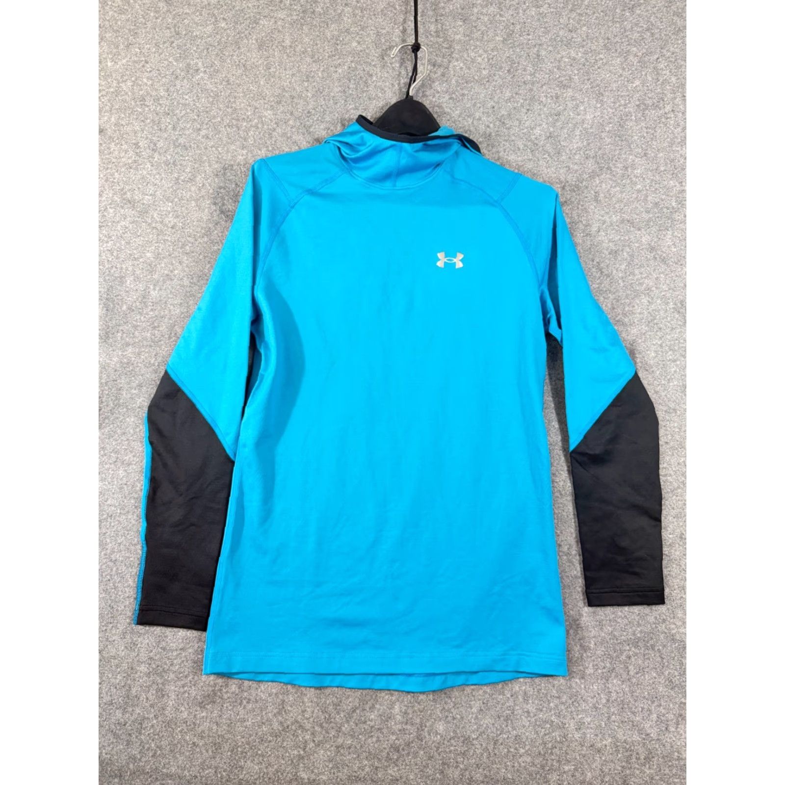 Under Armour Under Armour Hooded Shirt Womens M Blue Stretch ColdGear Fitted Long Sleeve NWOT Size M / US 6-8 / IT 42-44 - 3 Thumbnail